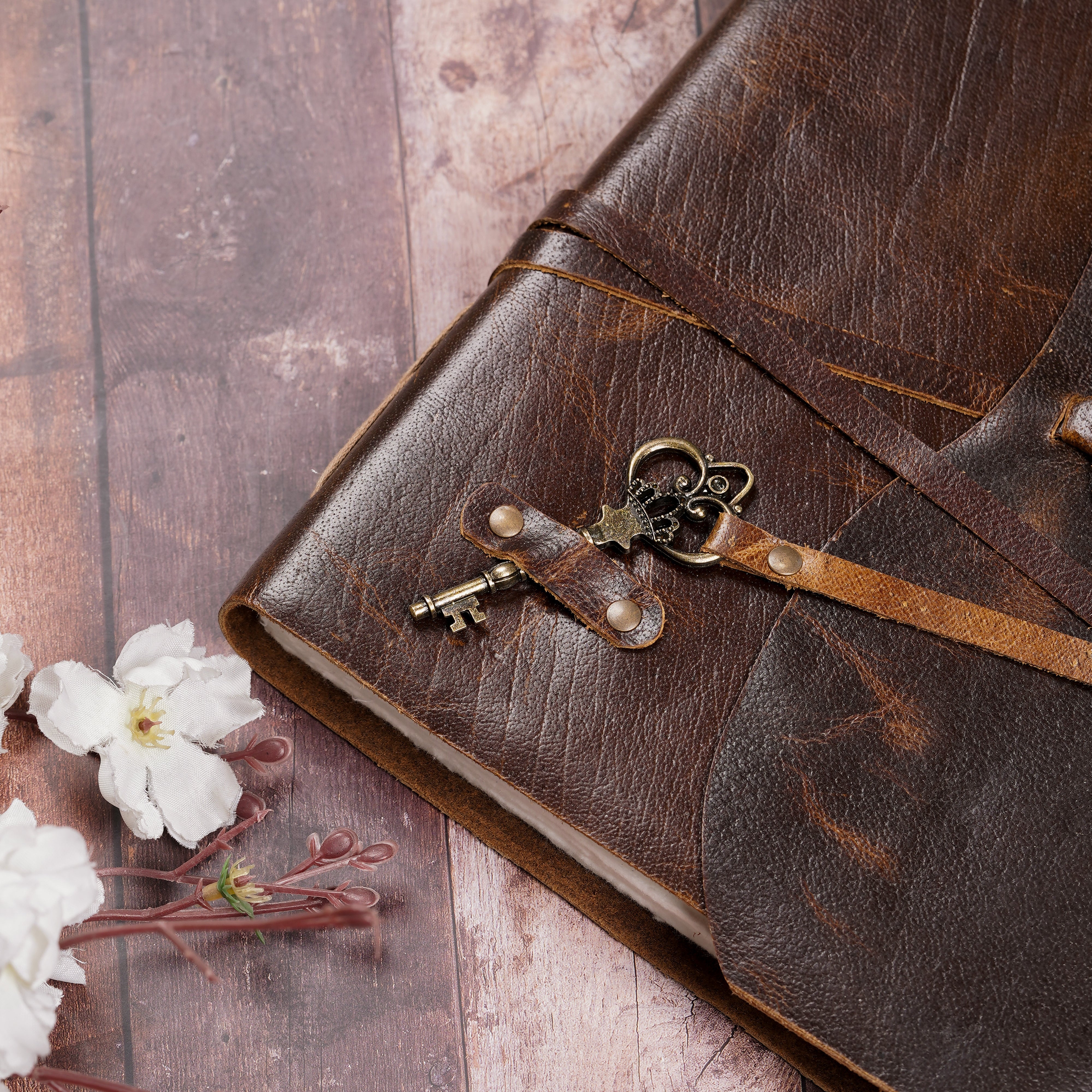 Heritage A4 Vintage Leather Journal Notebook