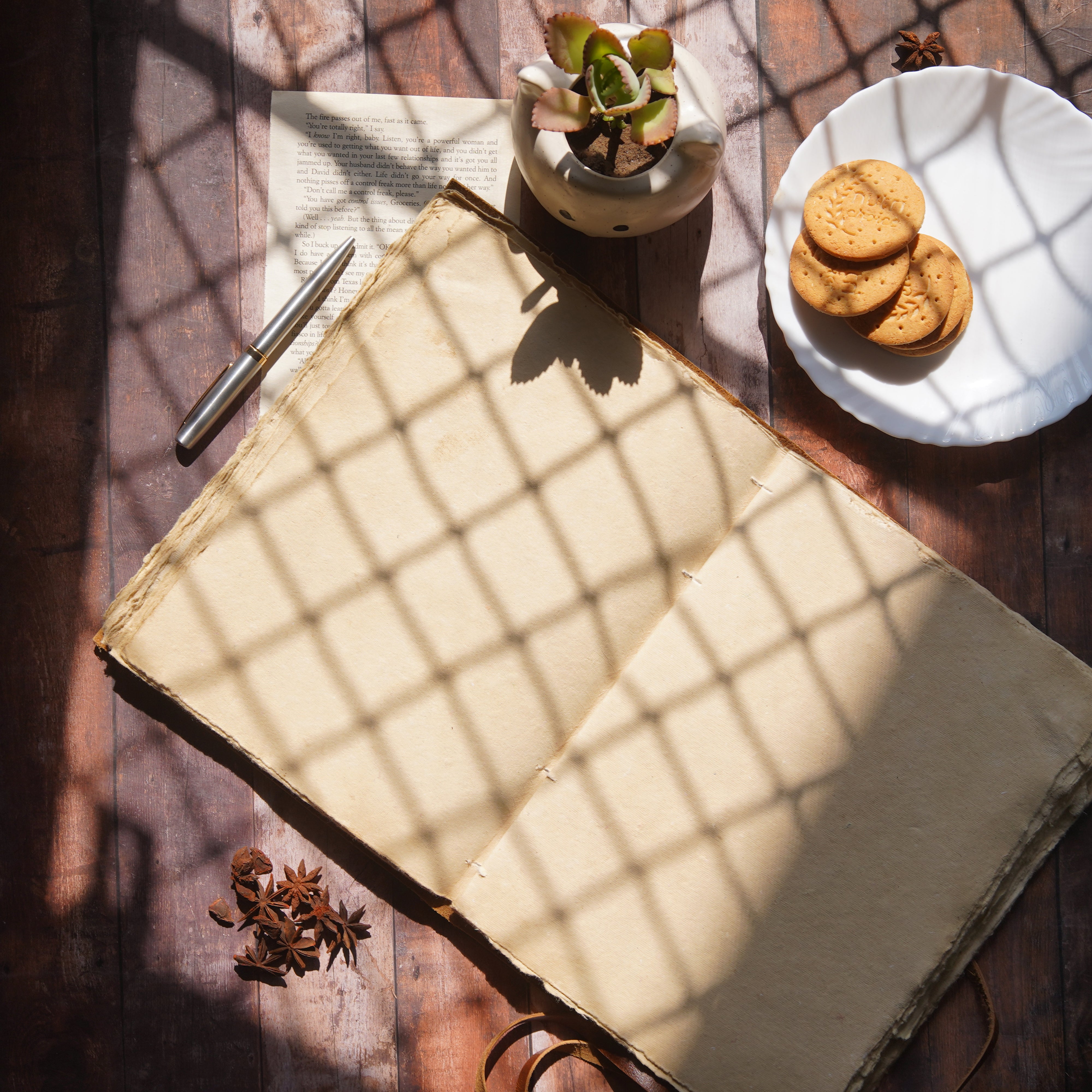 Timeless Explorer - A4 Vintage Leather Journal Notebook