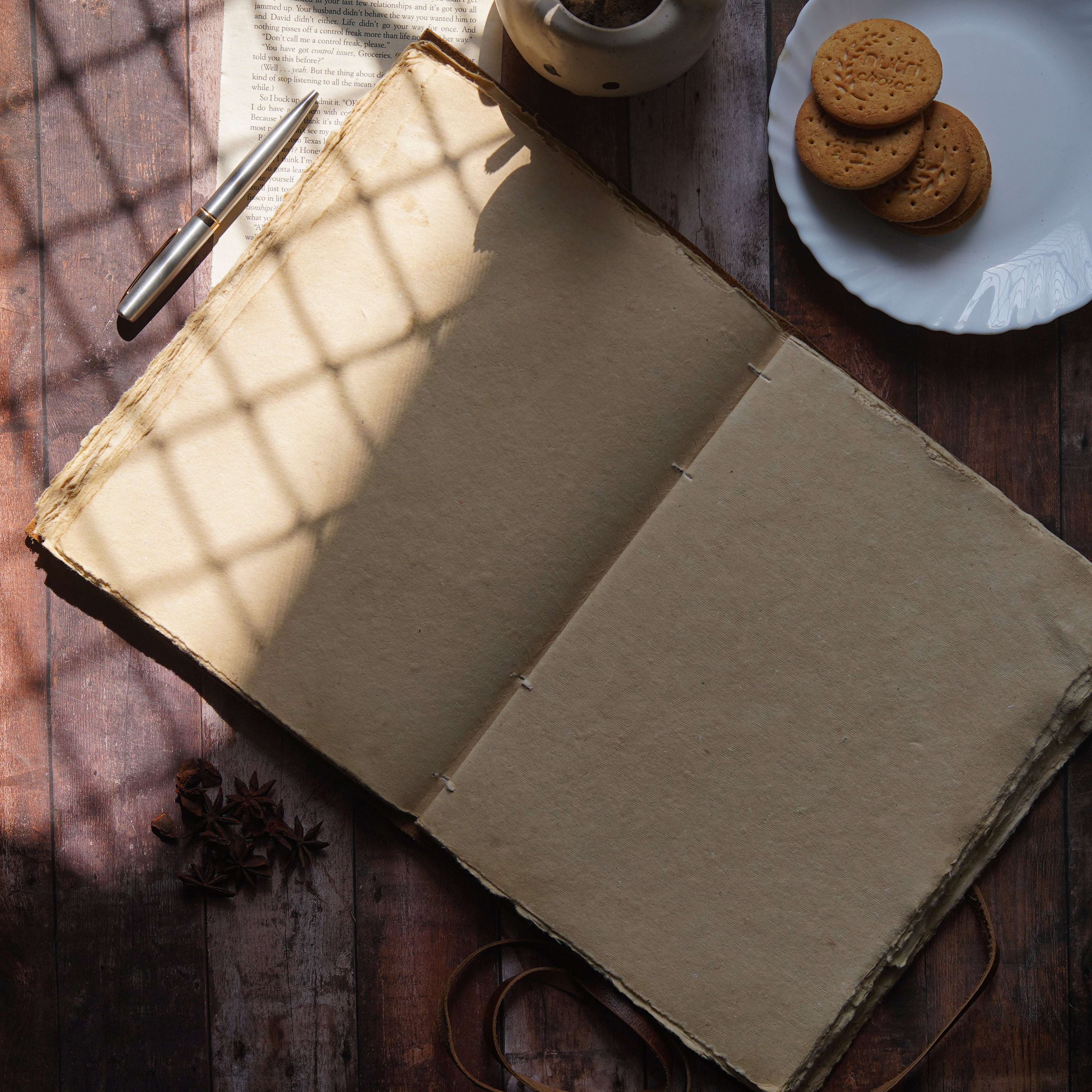 Timeless Explorer - A4 Vintage Leather Journal Notebook