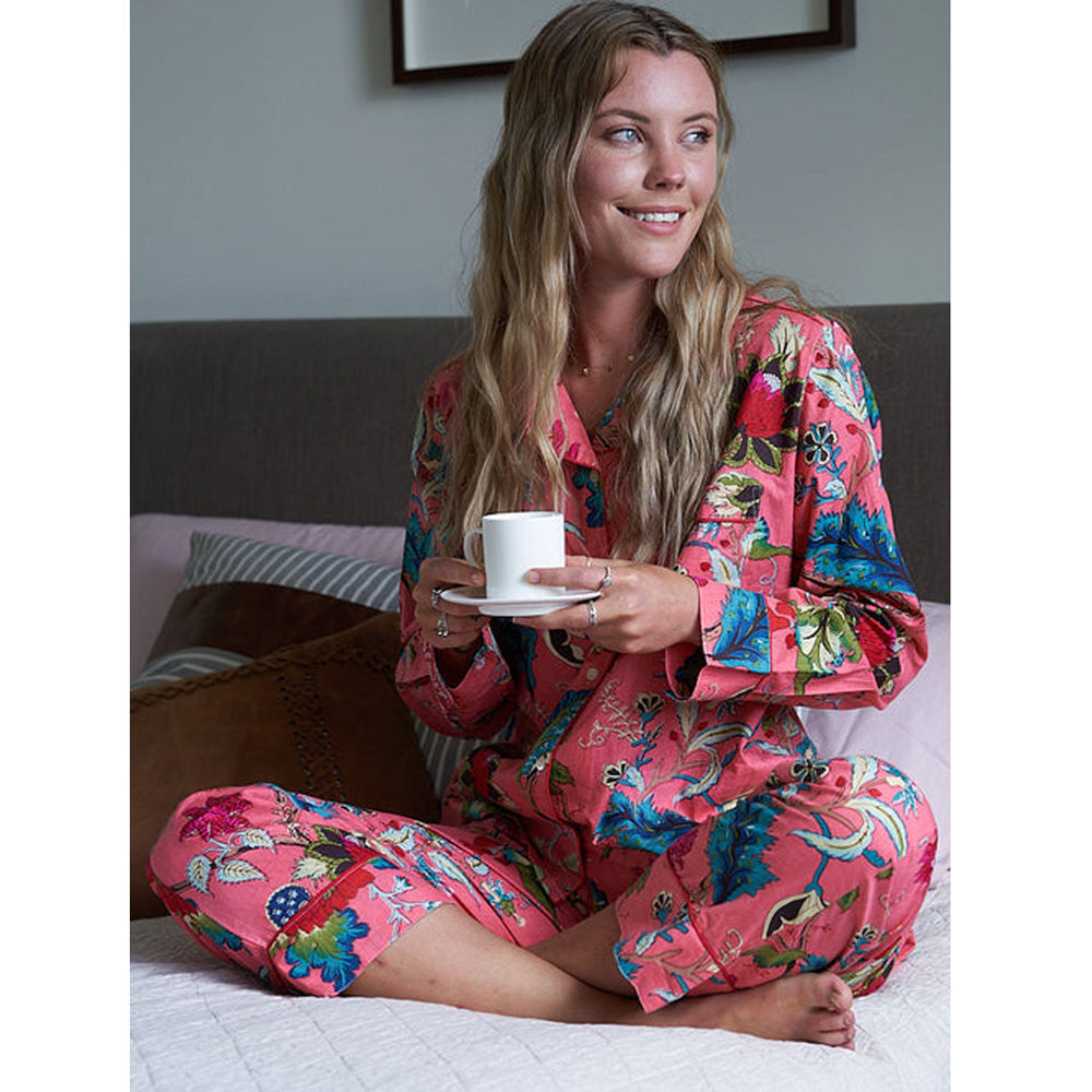 'Summer Vibes' 100% Cotton Pyjama Set