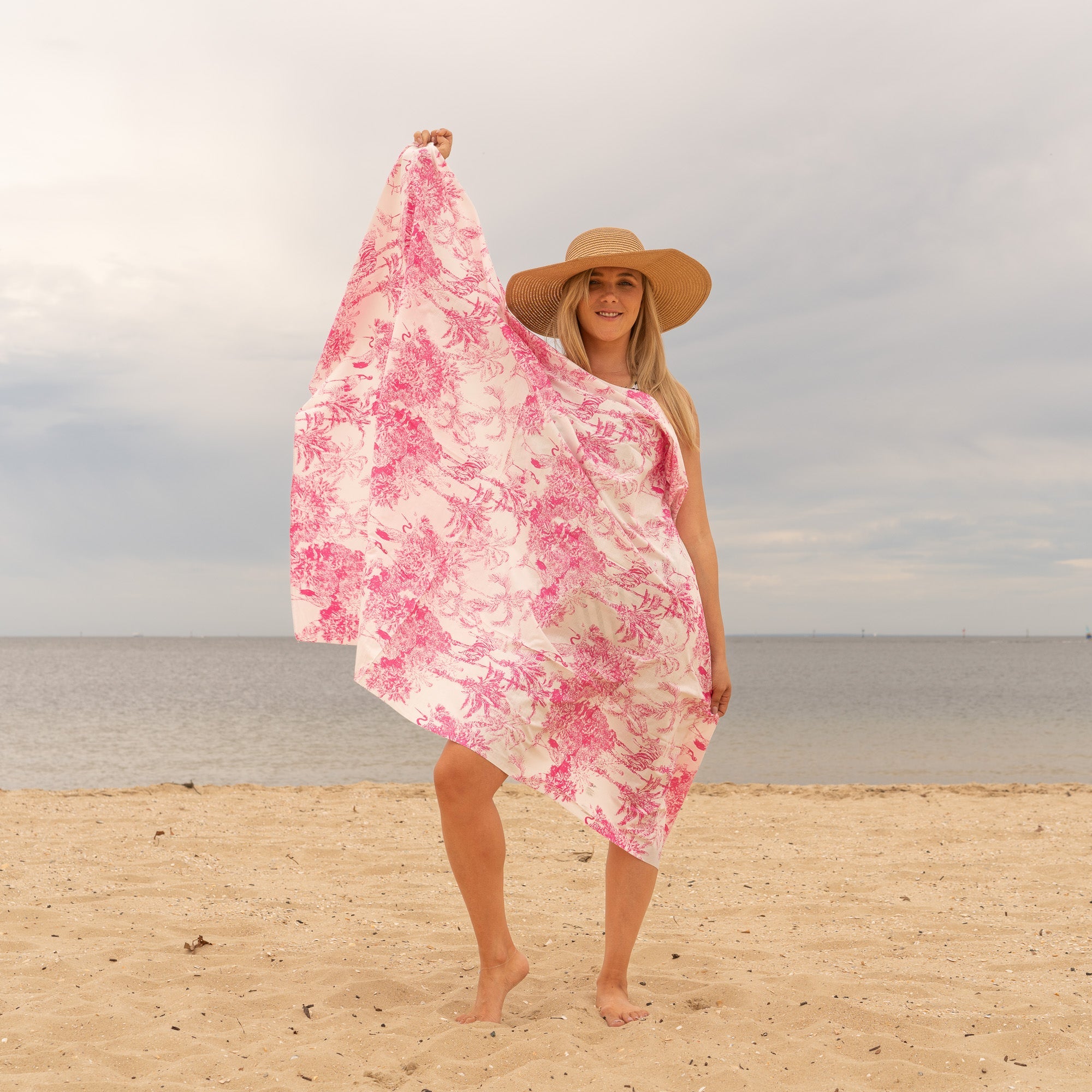 Paradise Pink  - 100% Cotton Sarong