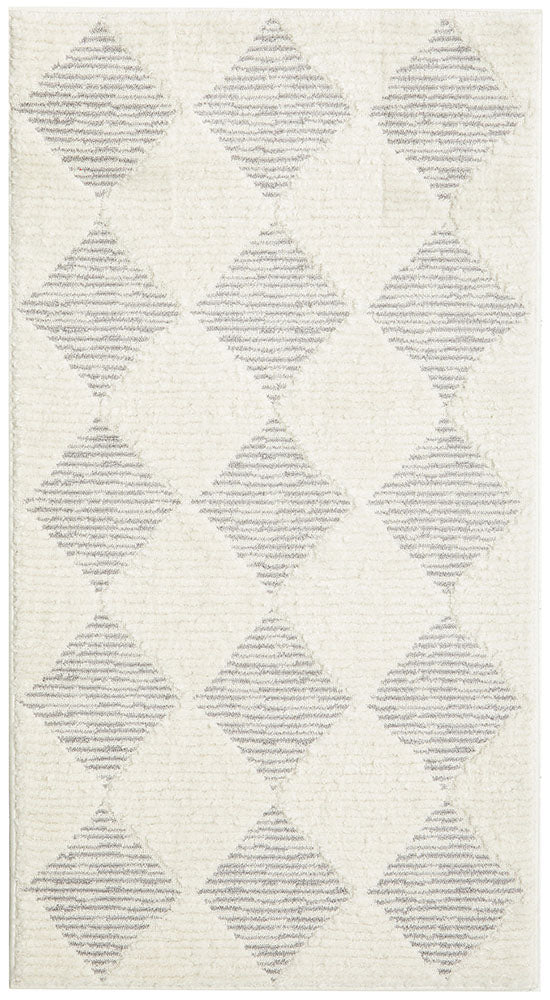 Marigold Aylin Diamond Ivory Rug - Neutral Modern Style