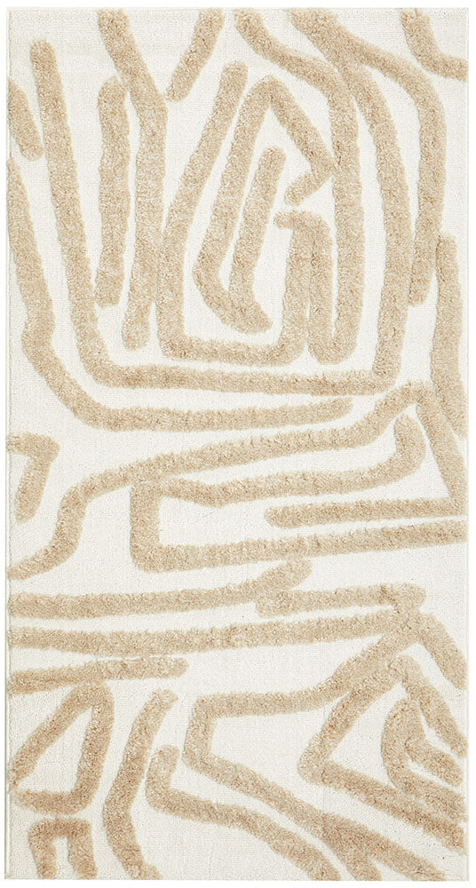 Marigold Jayla Abstract Beige Rug - Artistic Home Accent