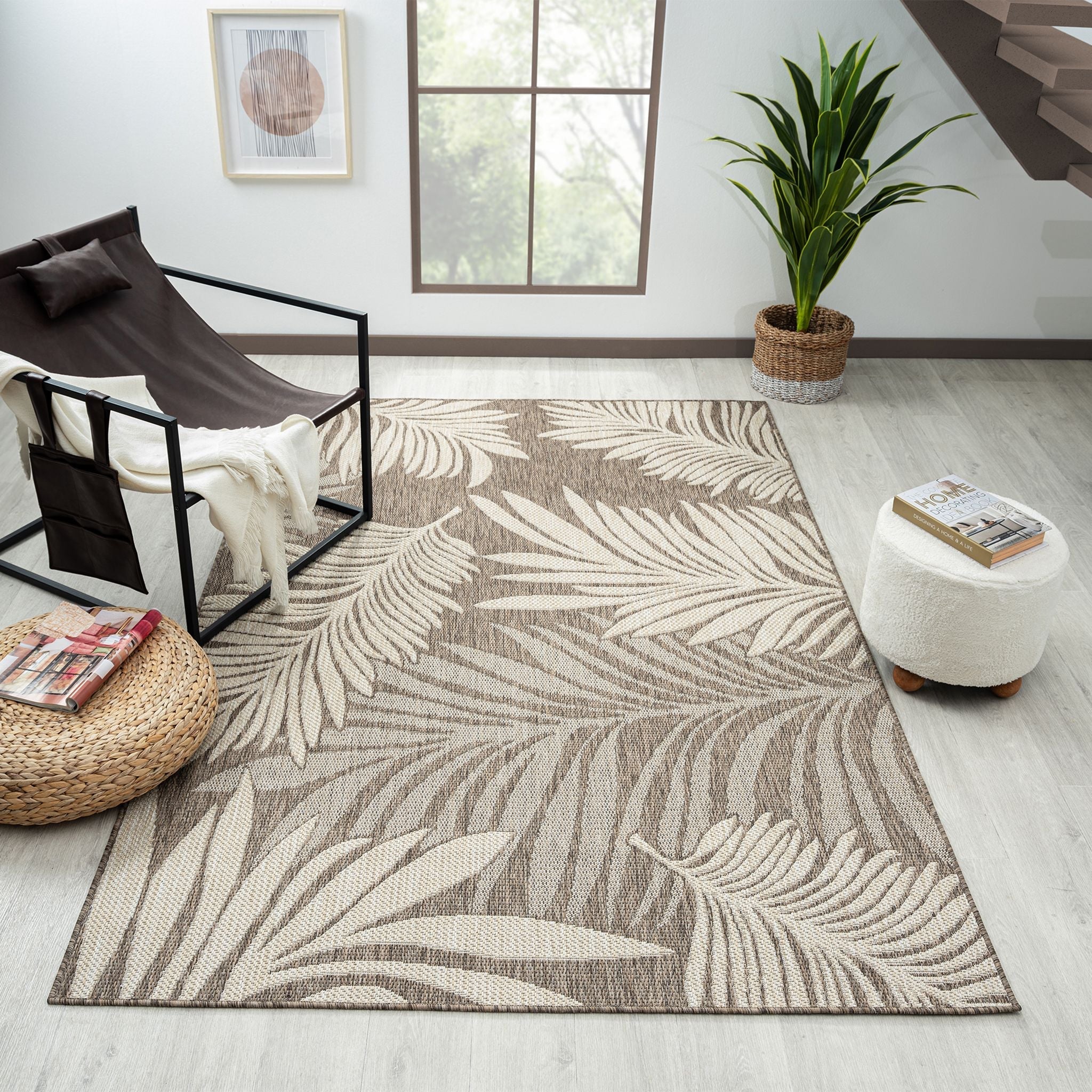 Patio 456 Taupe Rug - Timeless Neutral Floor Rug