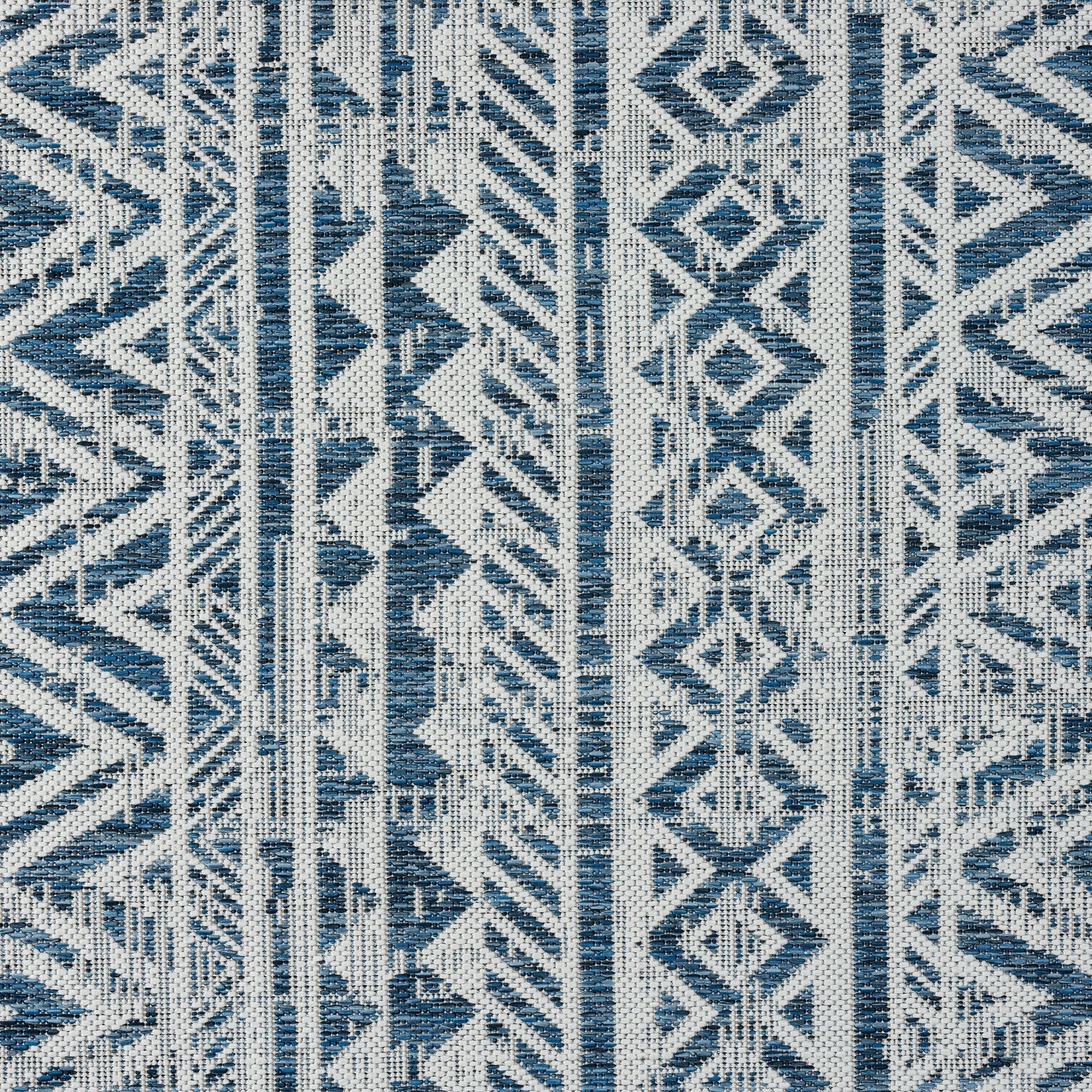 Patio 453 Frost Light Blue Runner Rug - Hallway Accent