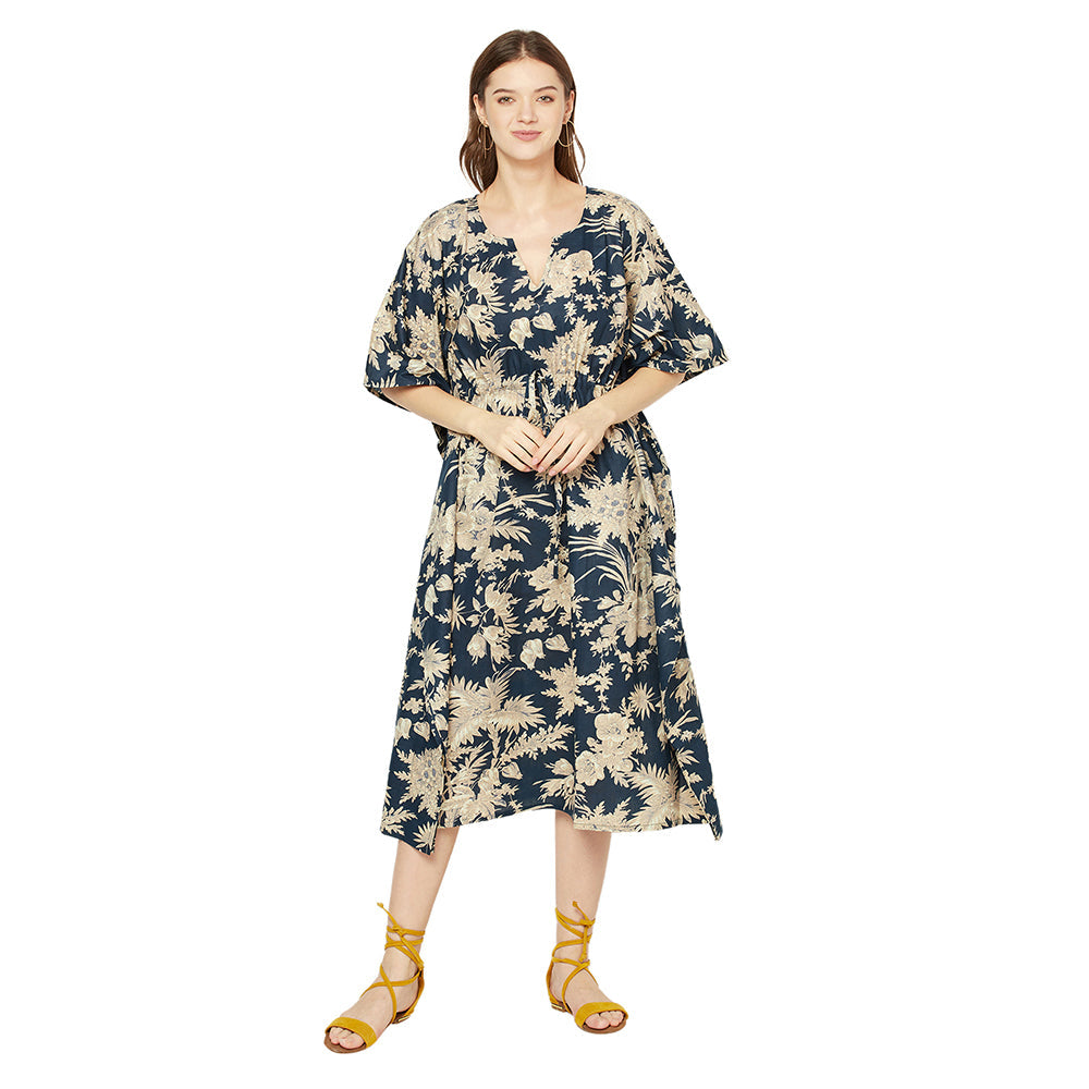 Botanical Beauty Cotton Kaftan - 100% Cotton