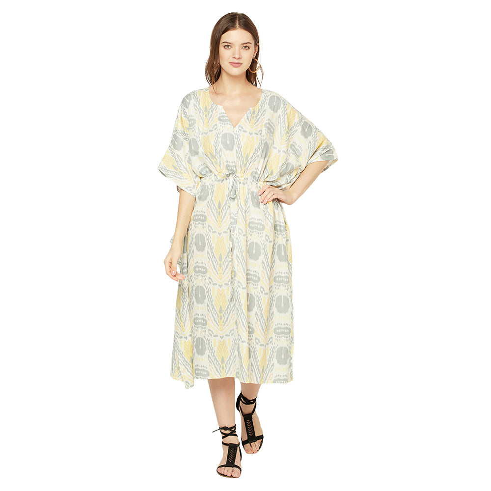 Serene Sanctuary Cotton Kaftan - 100% Cotton