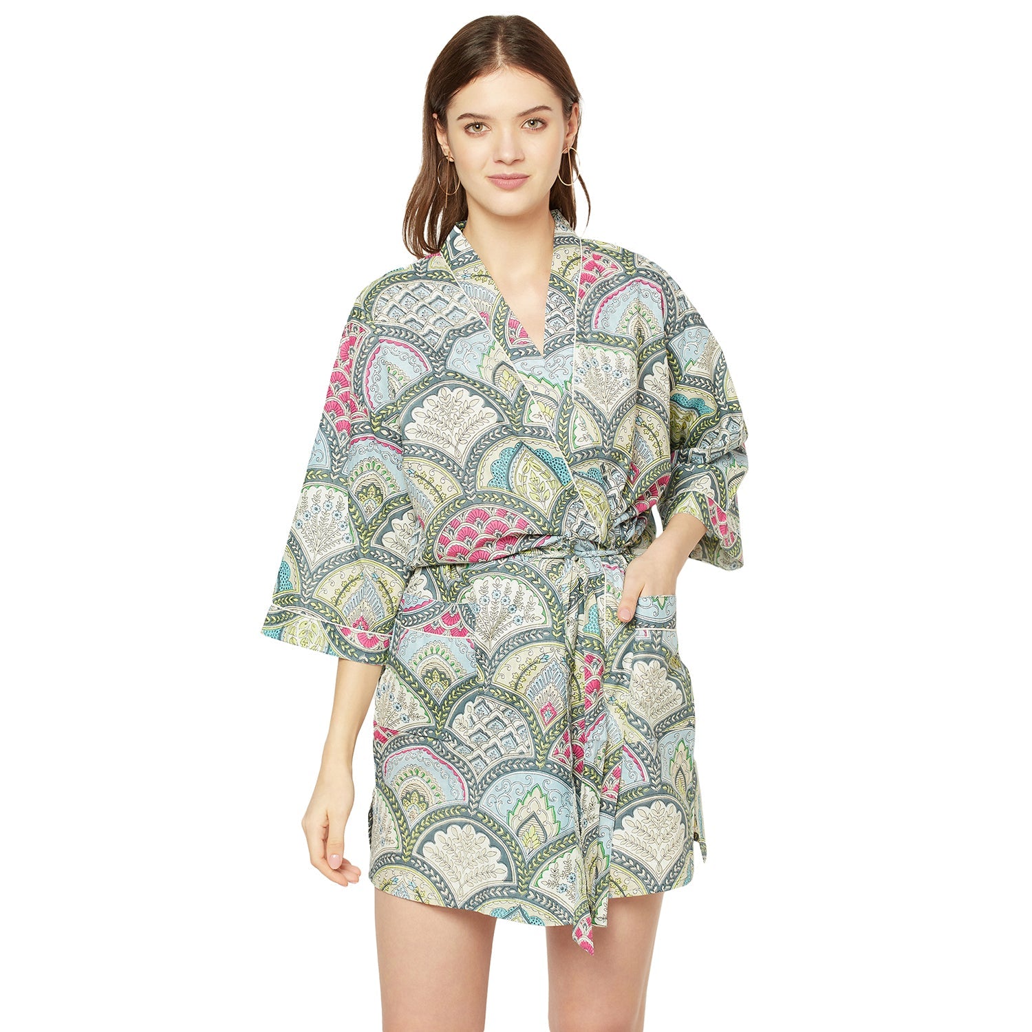 Zen-sations Cotton Kimono Robe - 100% Cotton