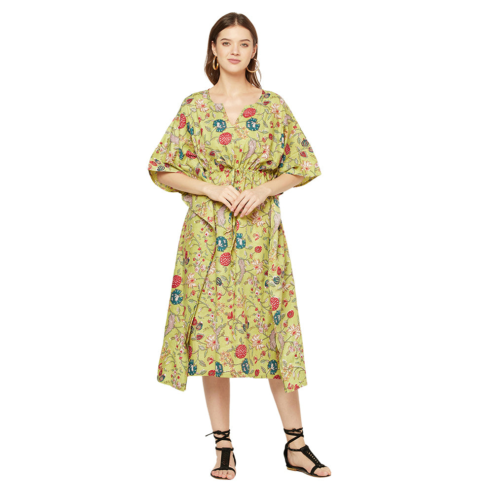 Nature's Palette Cotton Kaftan - 100% Cotton