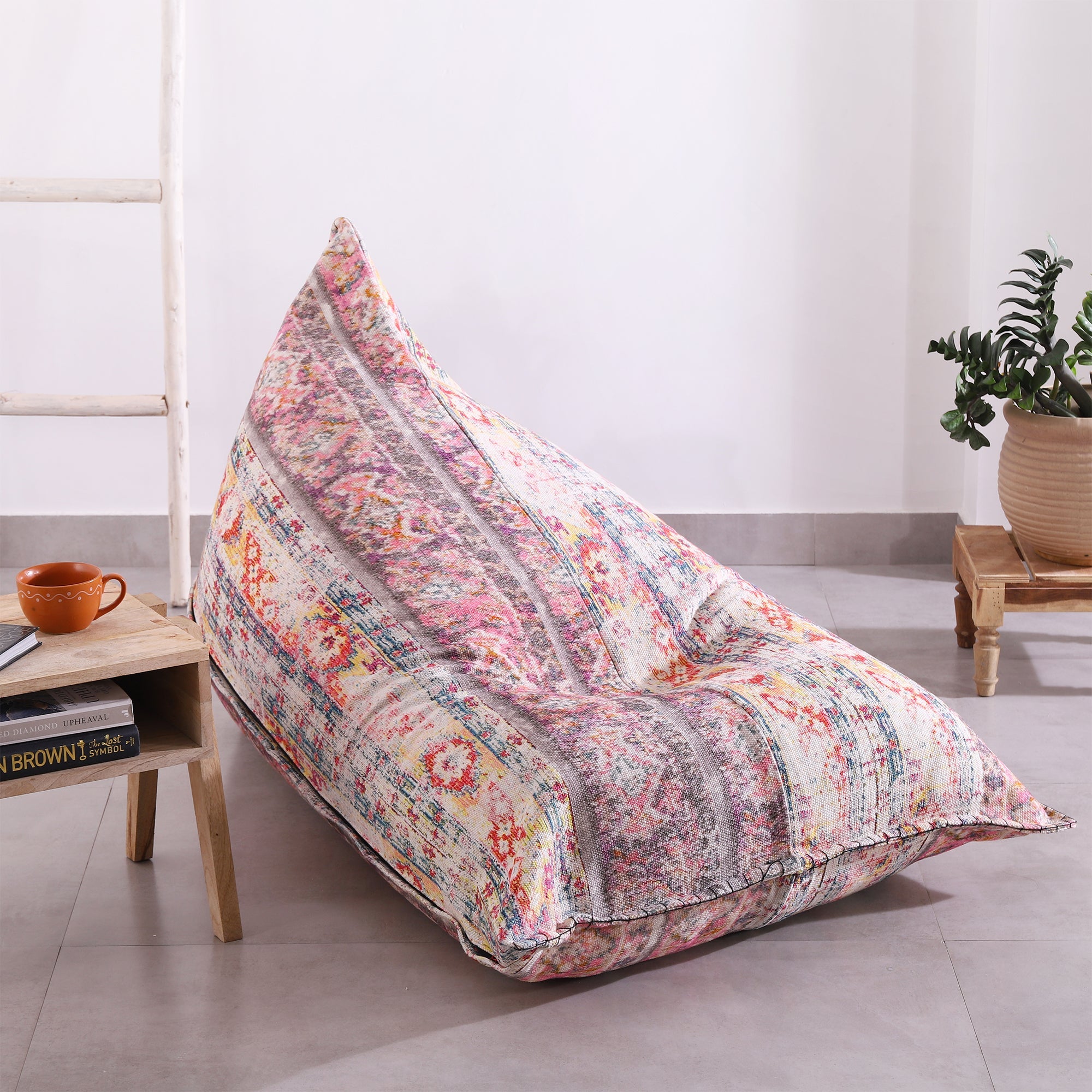 Moroccan Boho Bliss - Handmade Bean Bag Cover