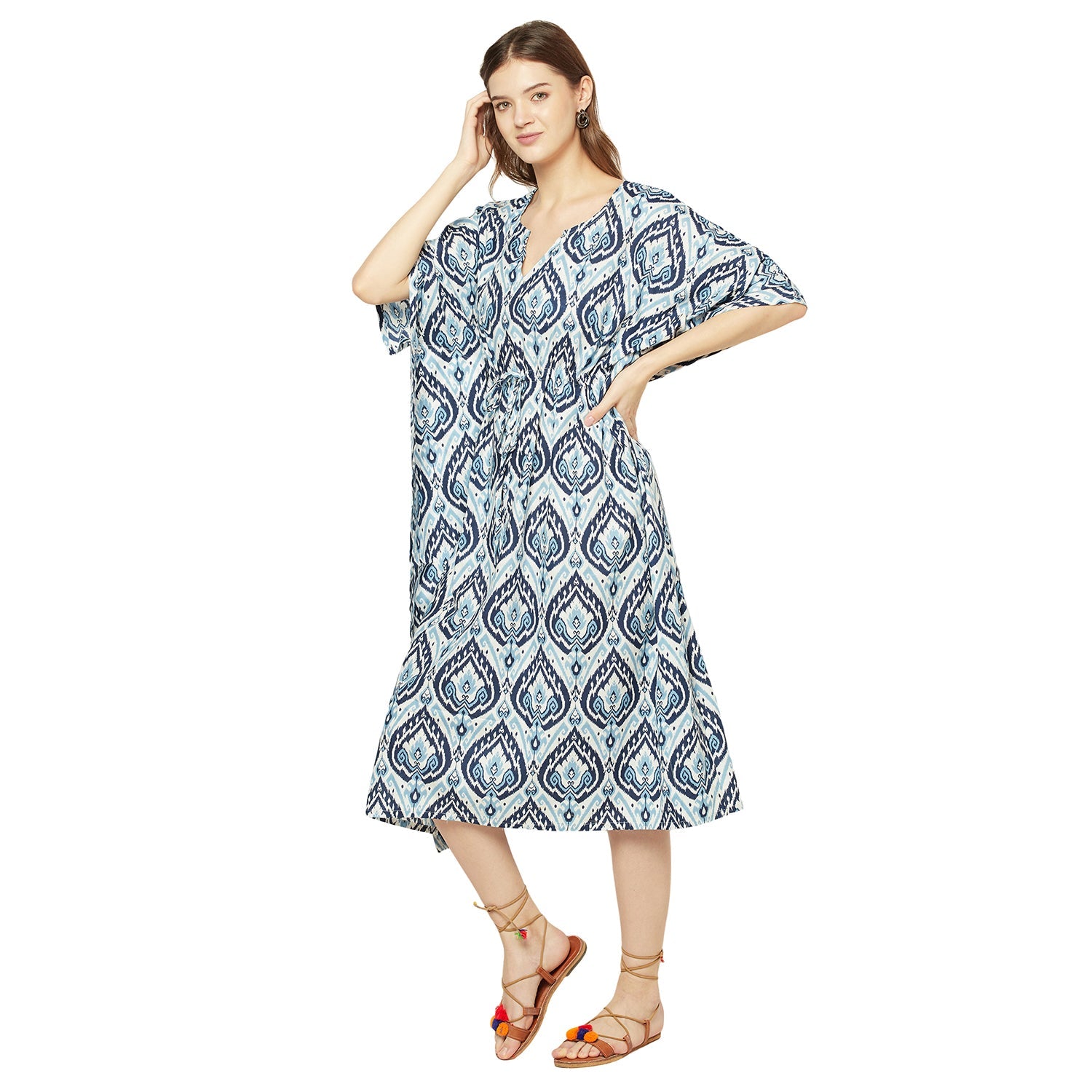 Tranquil Tones - 100% Cotton Kaftan