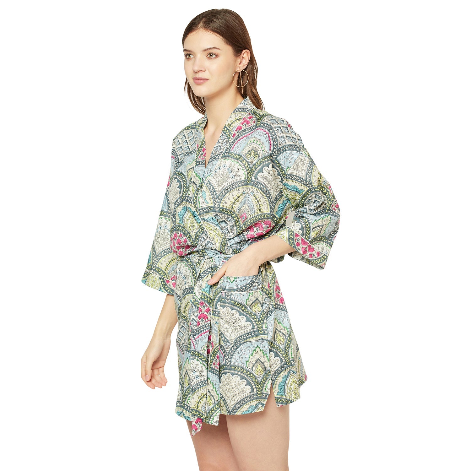 Zen-sations Cotton Kimono Robe - 100% Cotton