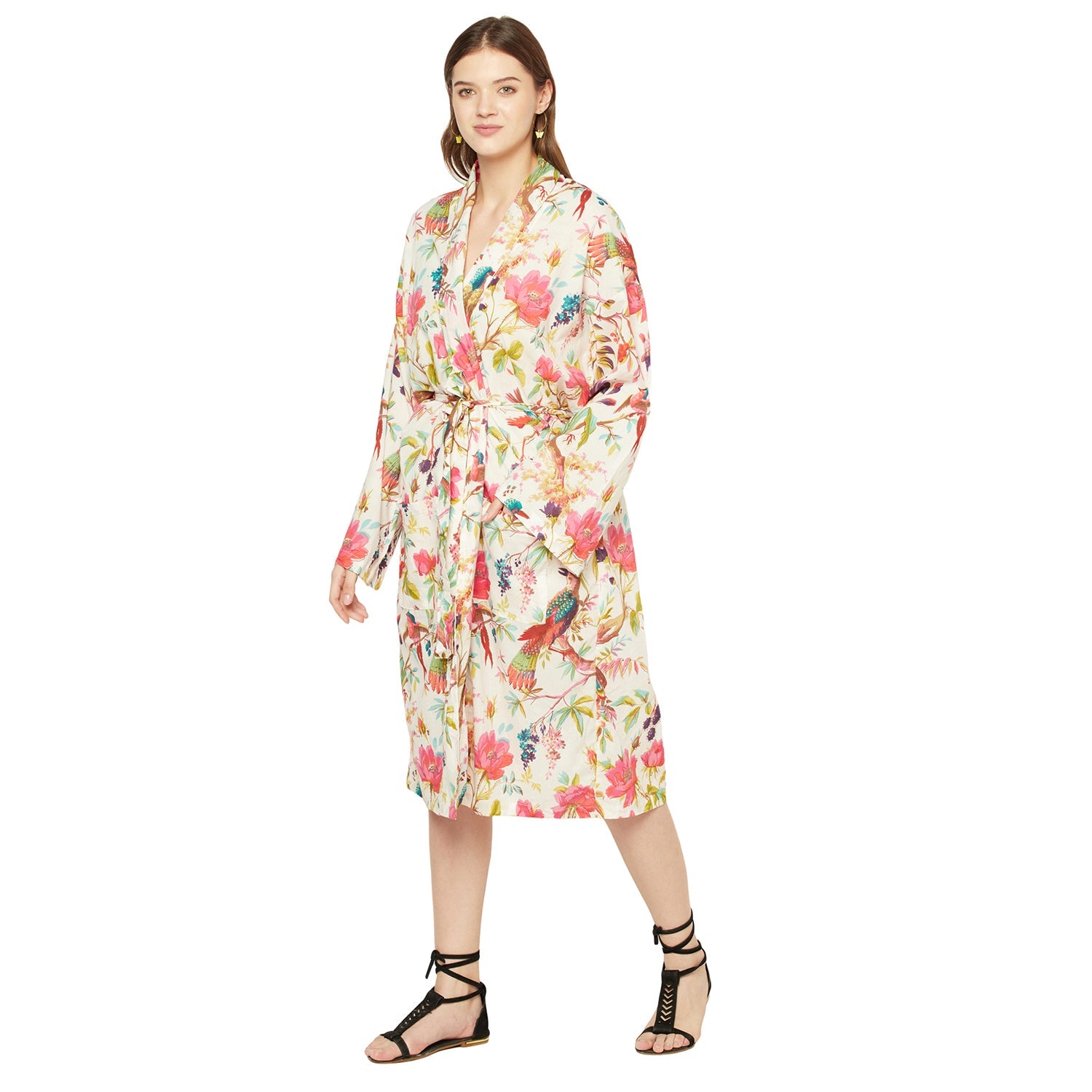 Birds of Paradise Cotton Kaftan