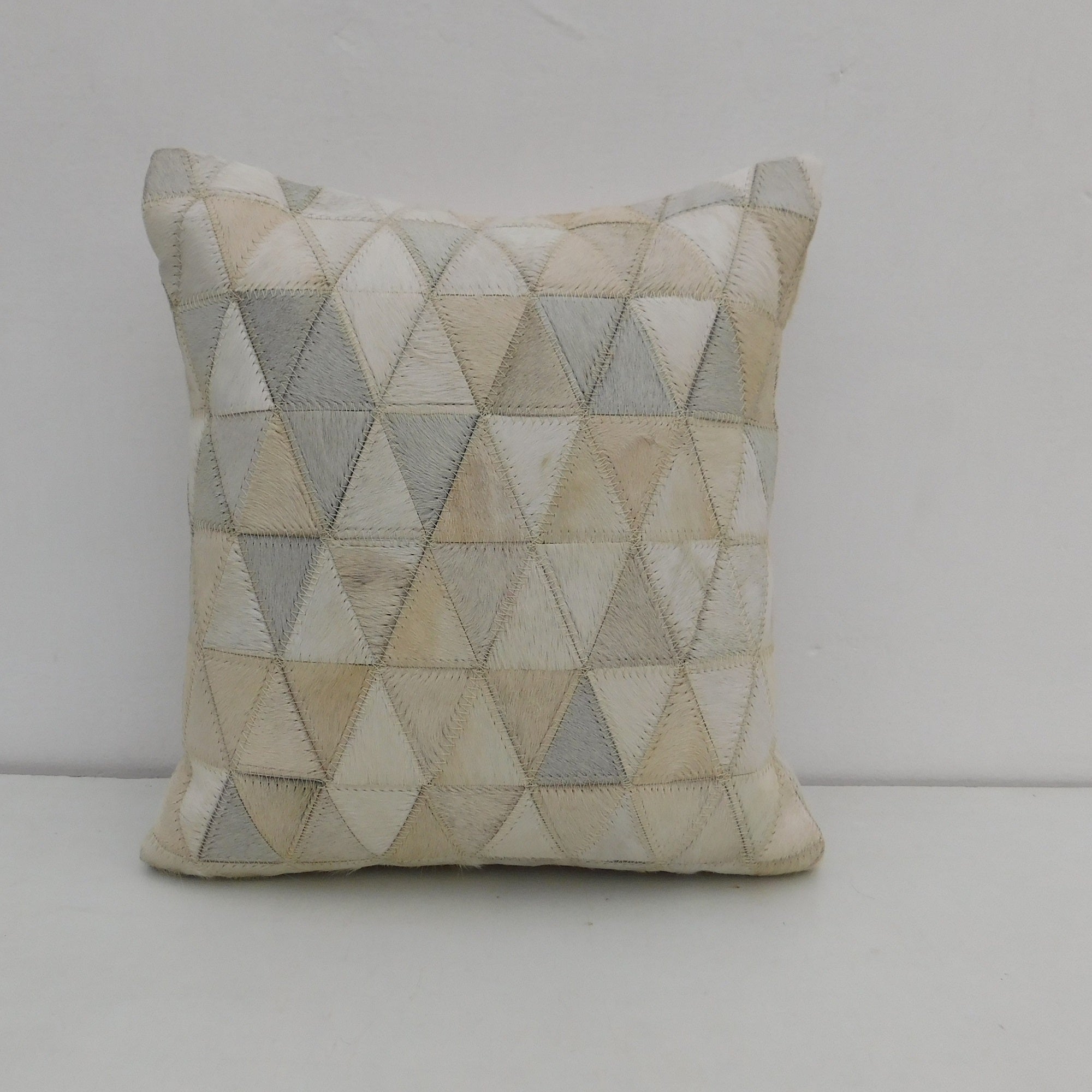 Diamonds - Exotic Cowhide Cushion Cover