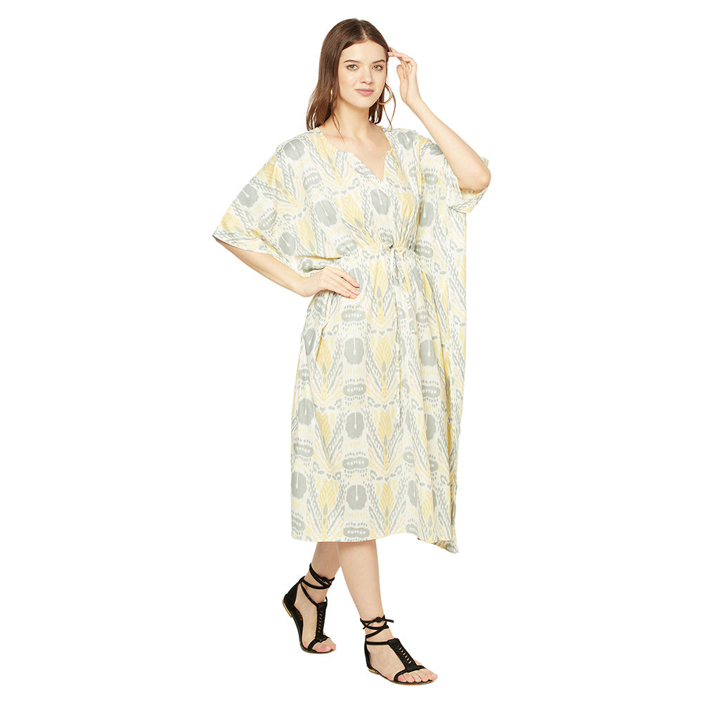 Serene Sanctuary Cotton Kaftan - 100% Cotton