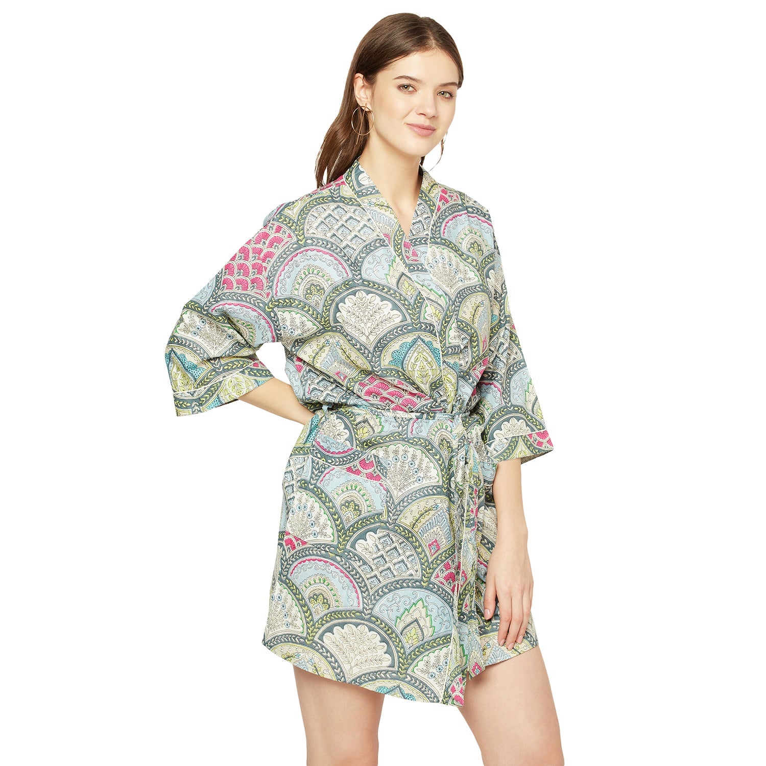 Zen-sations Cotton Kimono Robe - 100% Cotton