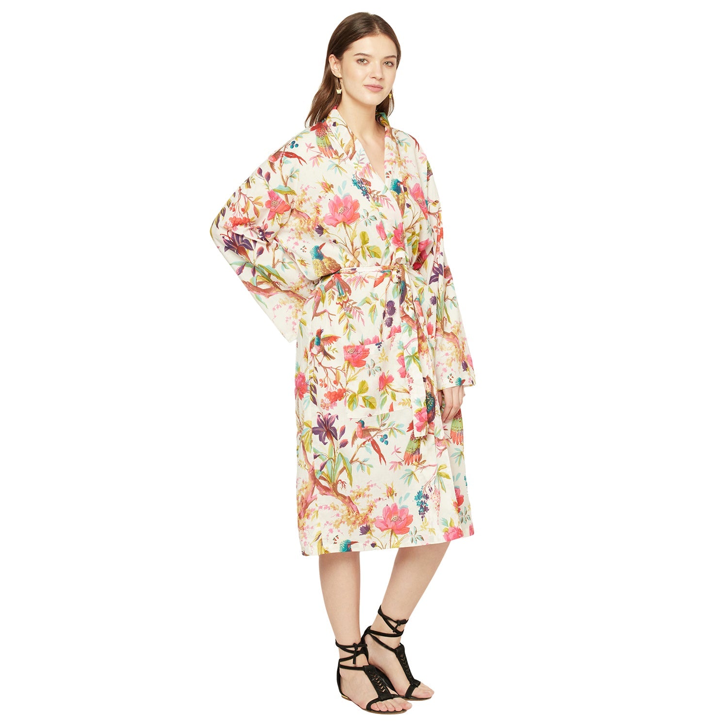 Birds of Paradise Cotton Kaftan