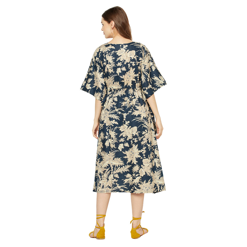 Botanical Beauty Cotton Kaftan - 100% Cotton