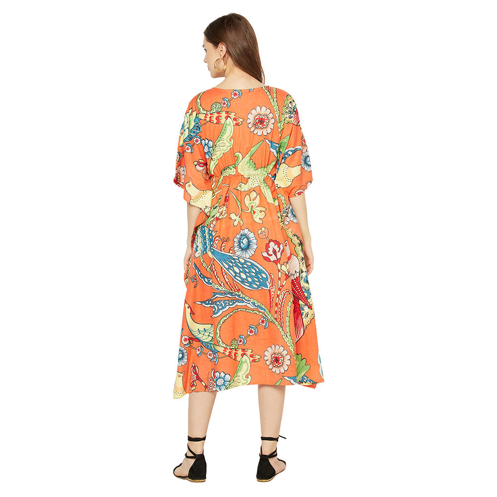 Blooming Bliss Cotton Kaftan - 100% Cotton