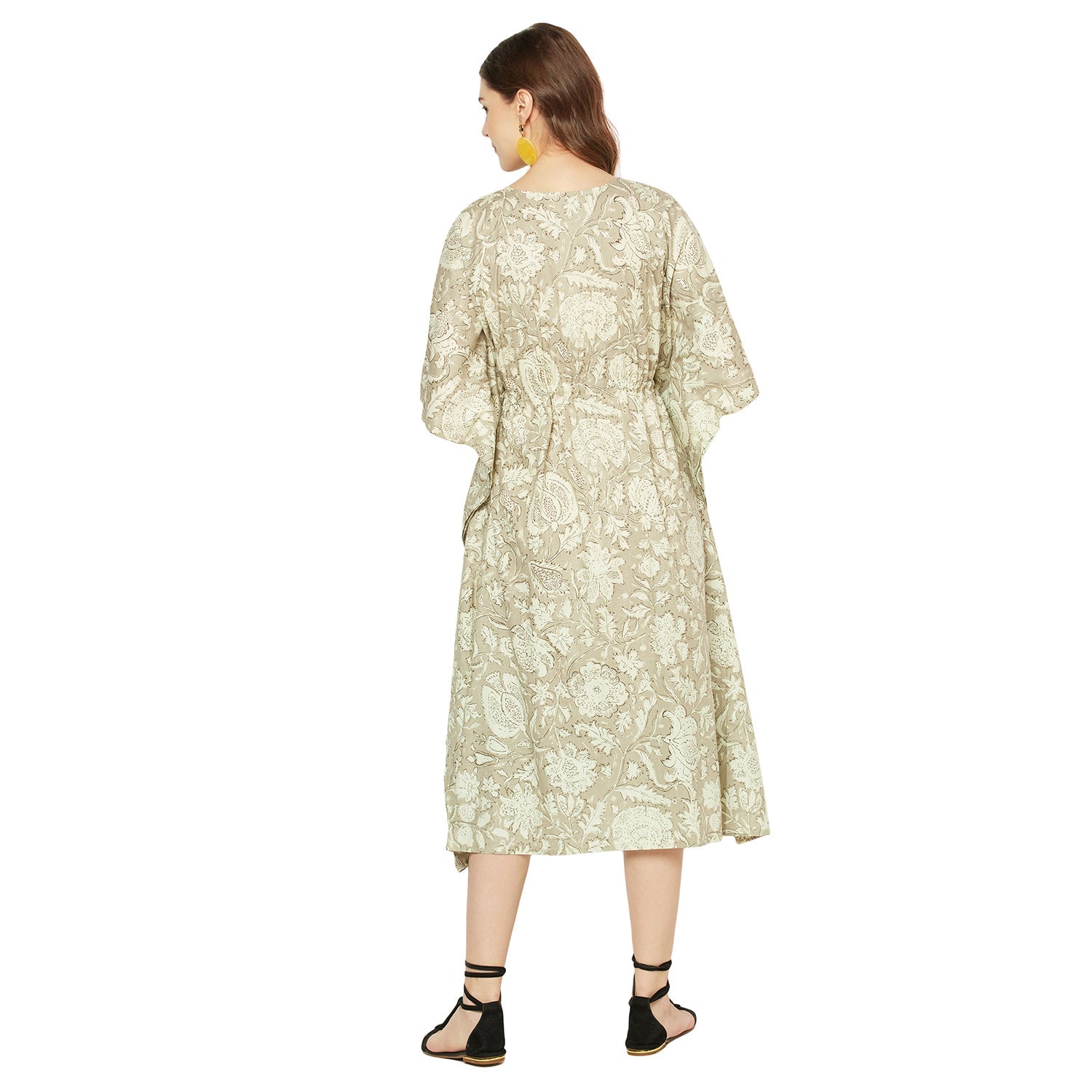 Garden Serenity - 100% Cotton Kaftan