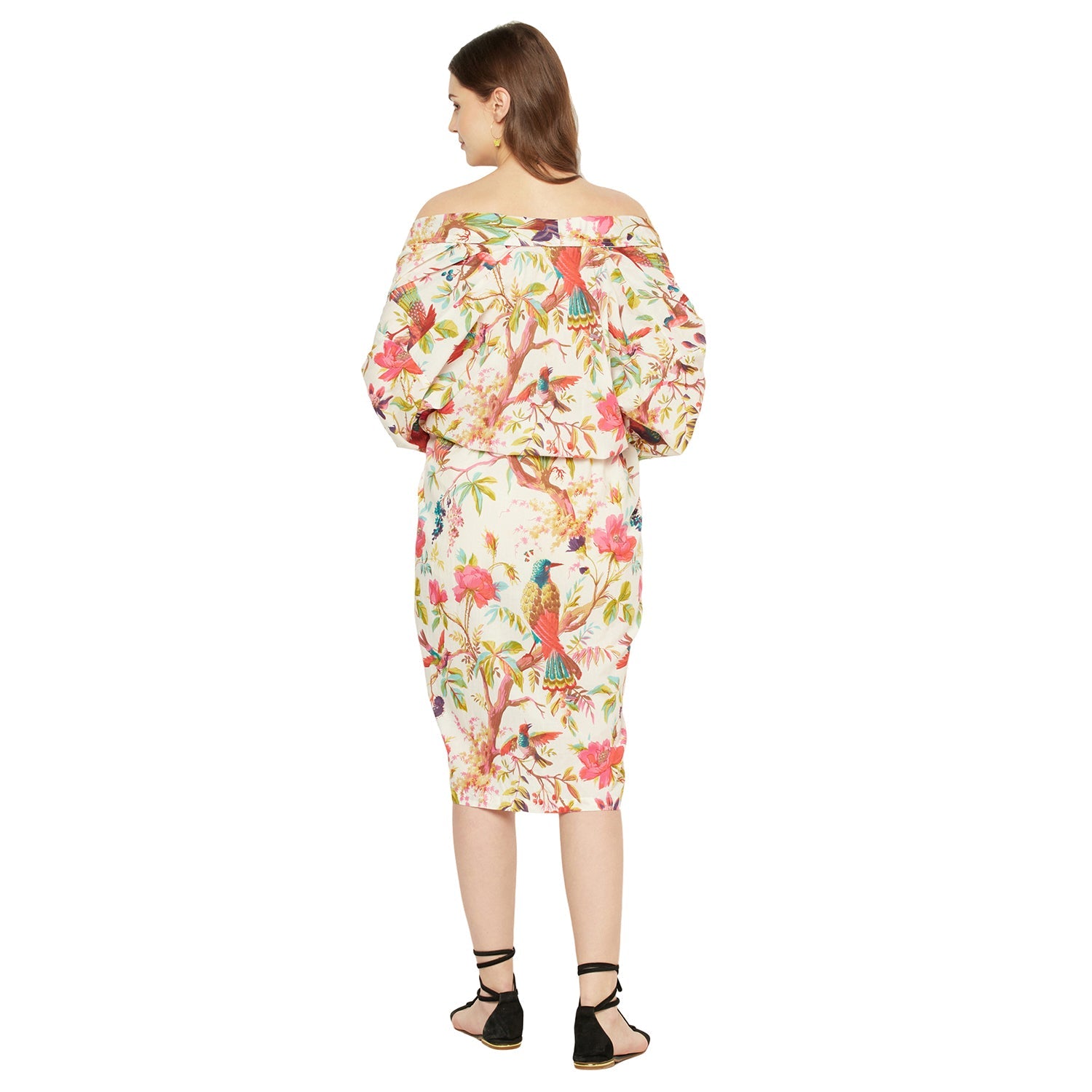 Birds of Paradise Cotton Kaftan