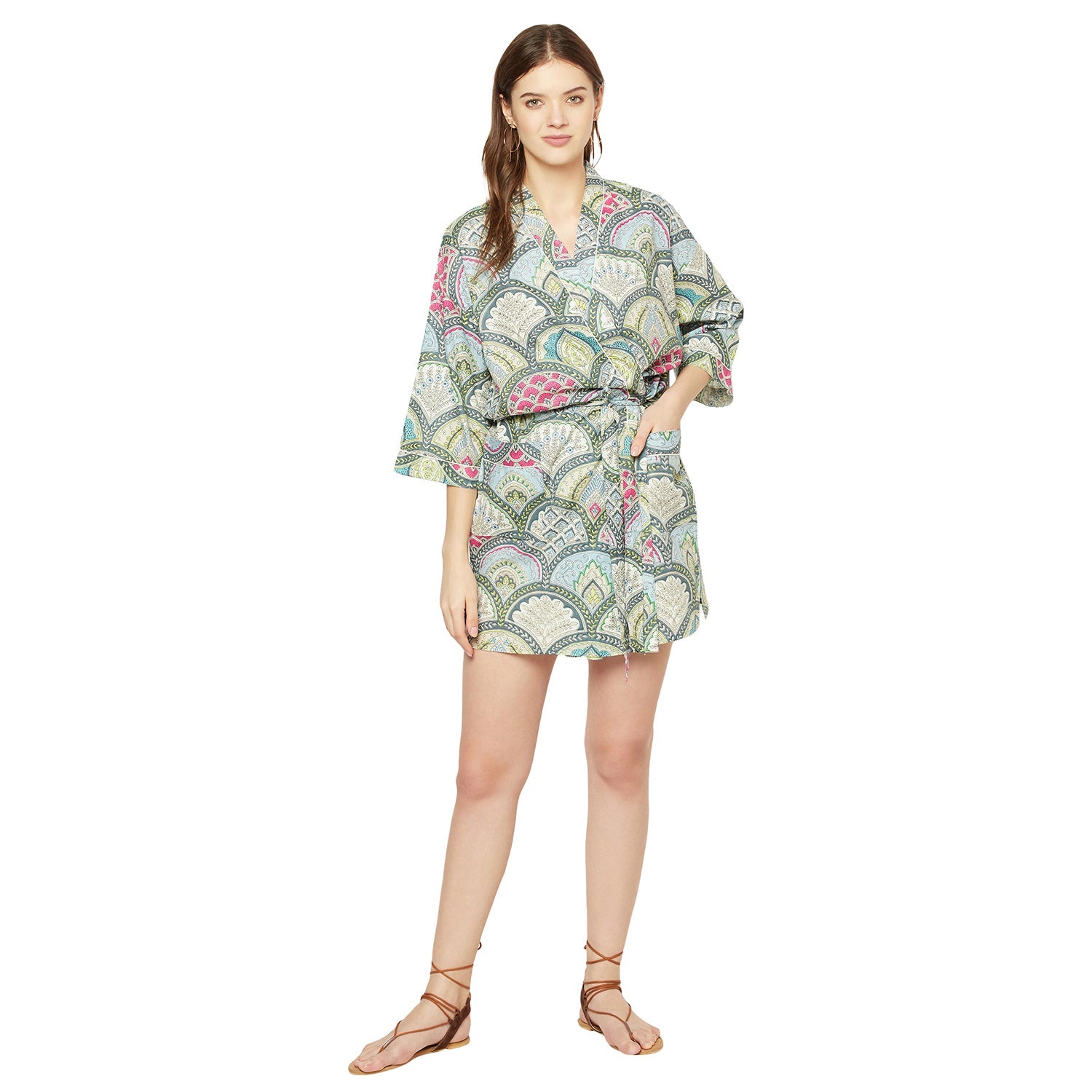 Zen-sations Cotton Kimono Robe - 100% Cotton