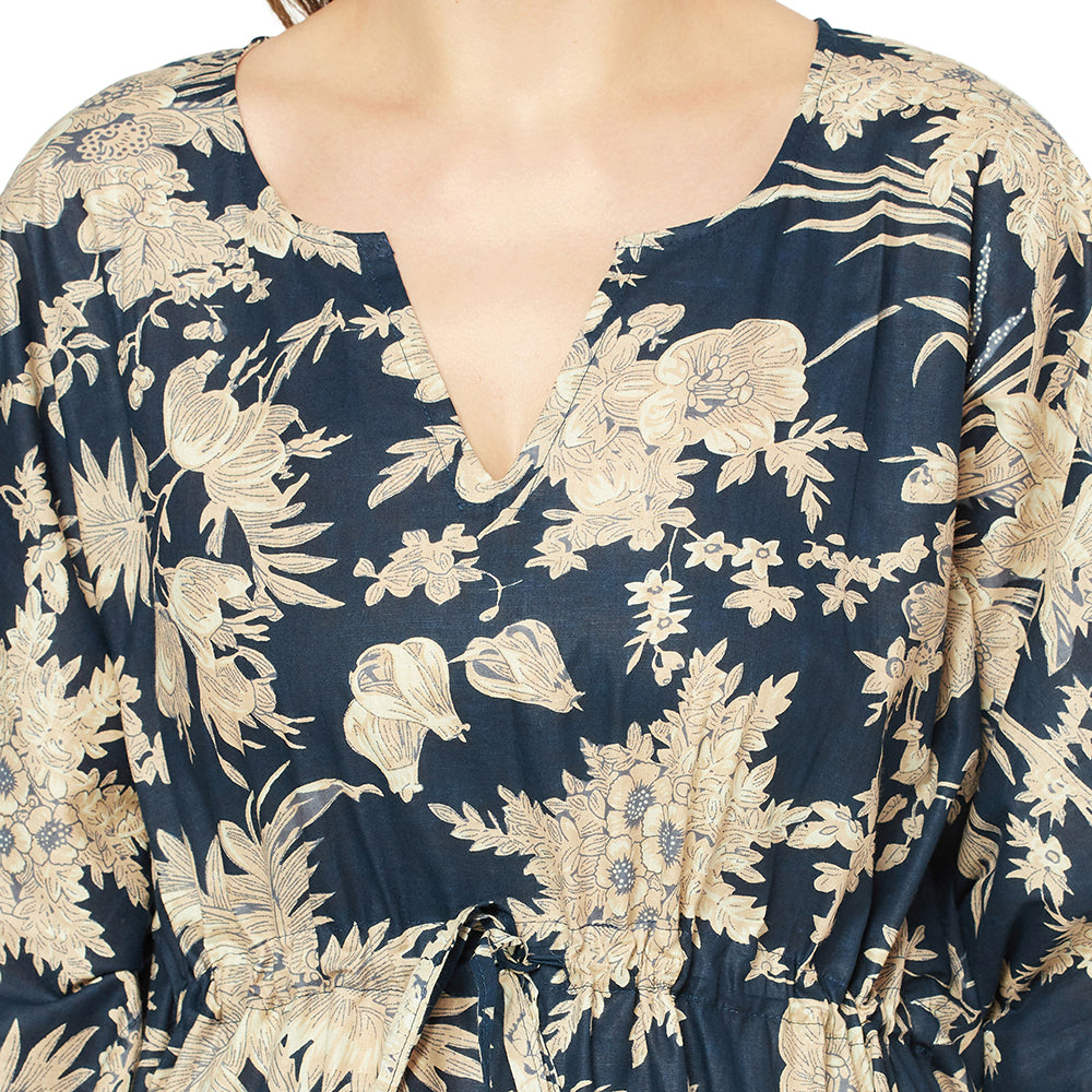 Botanical Beauty Cotton Kaftan - 100% Cotton