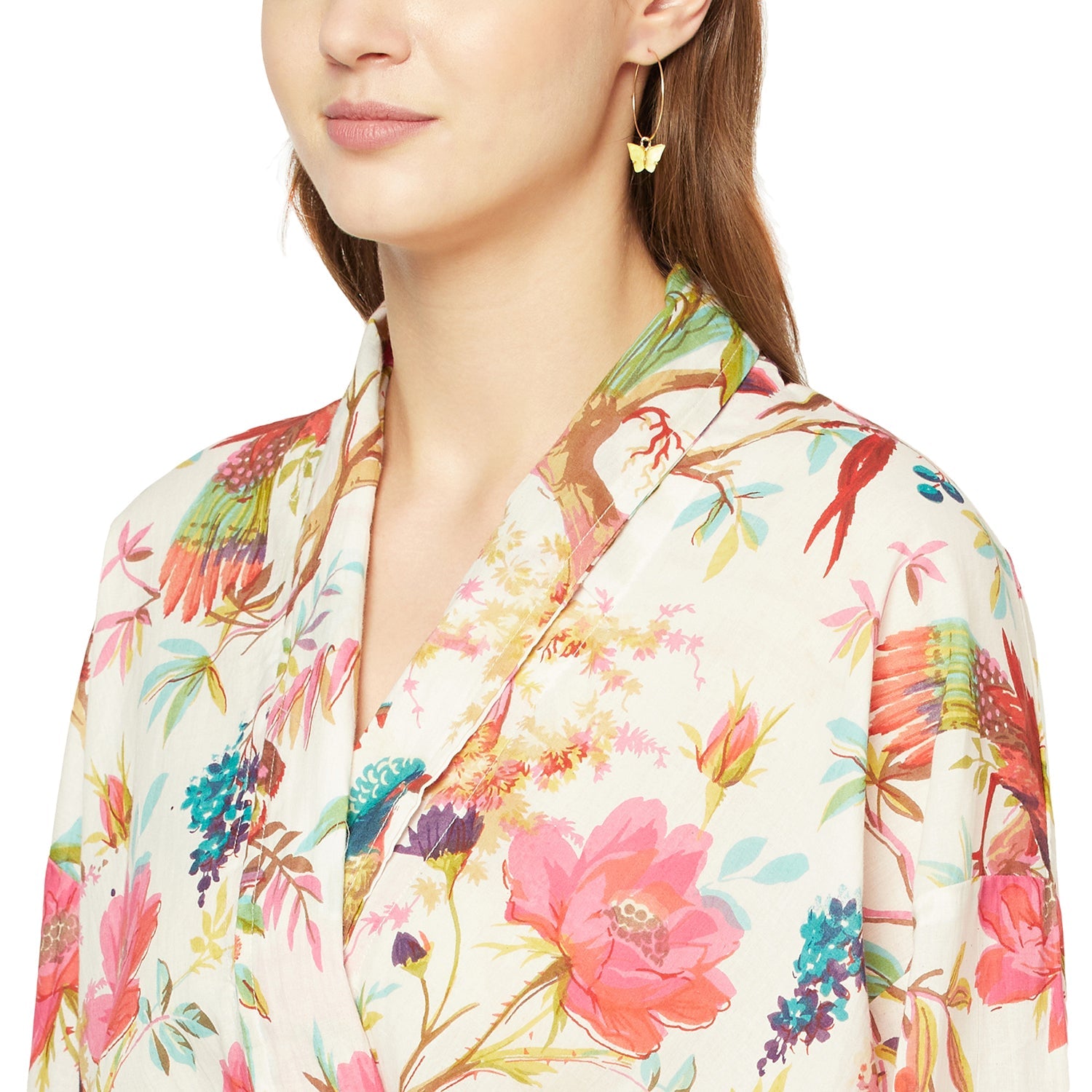 Birds of Paradise Cotton Kaftan