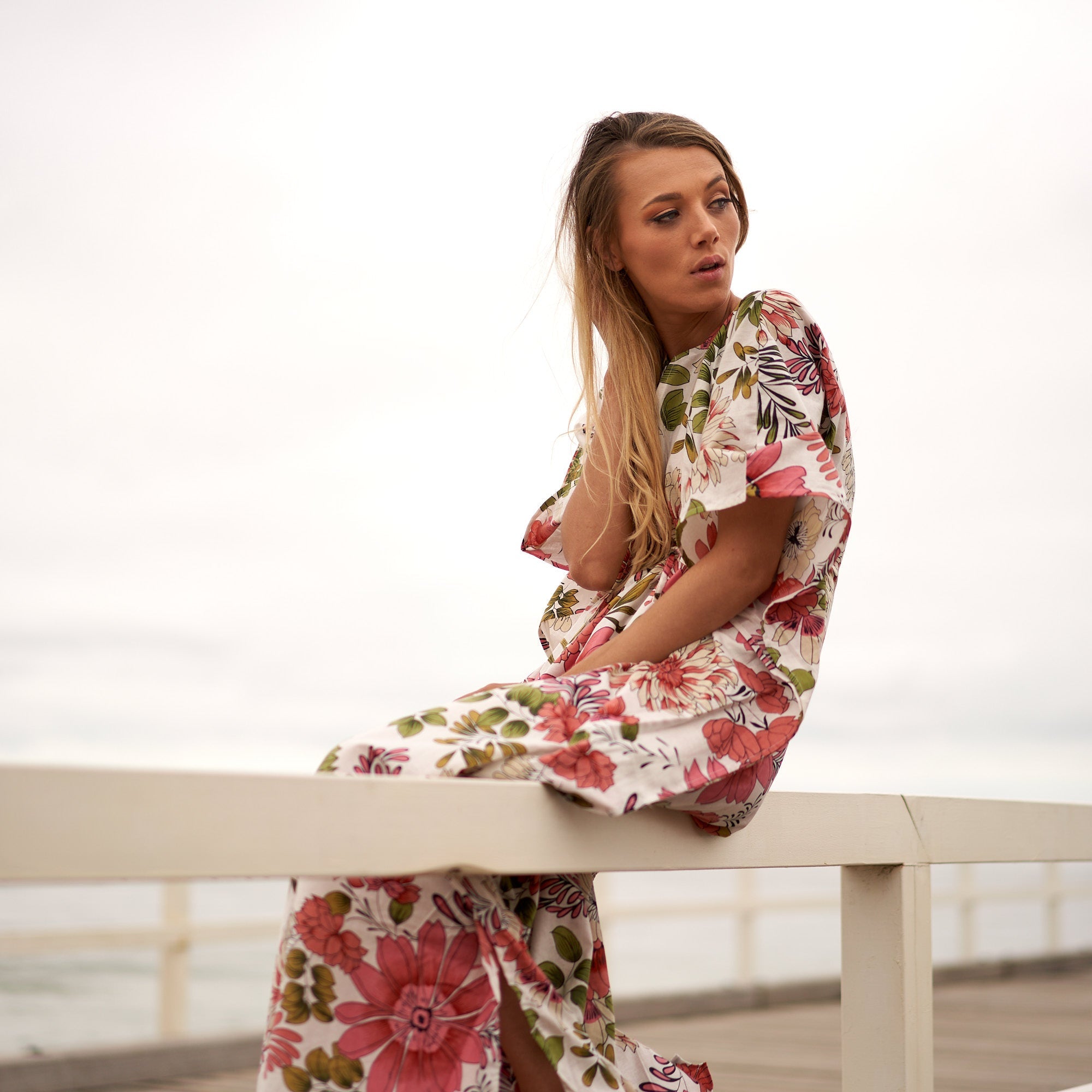 Serene Escape Cotton Kaftan | Peaceful Look