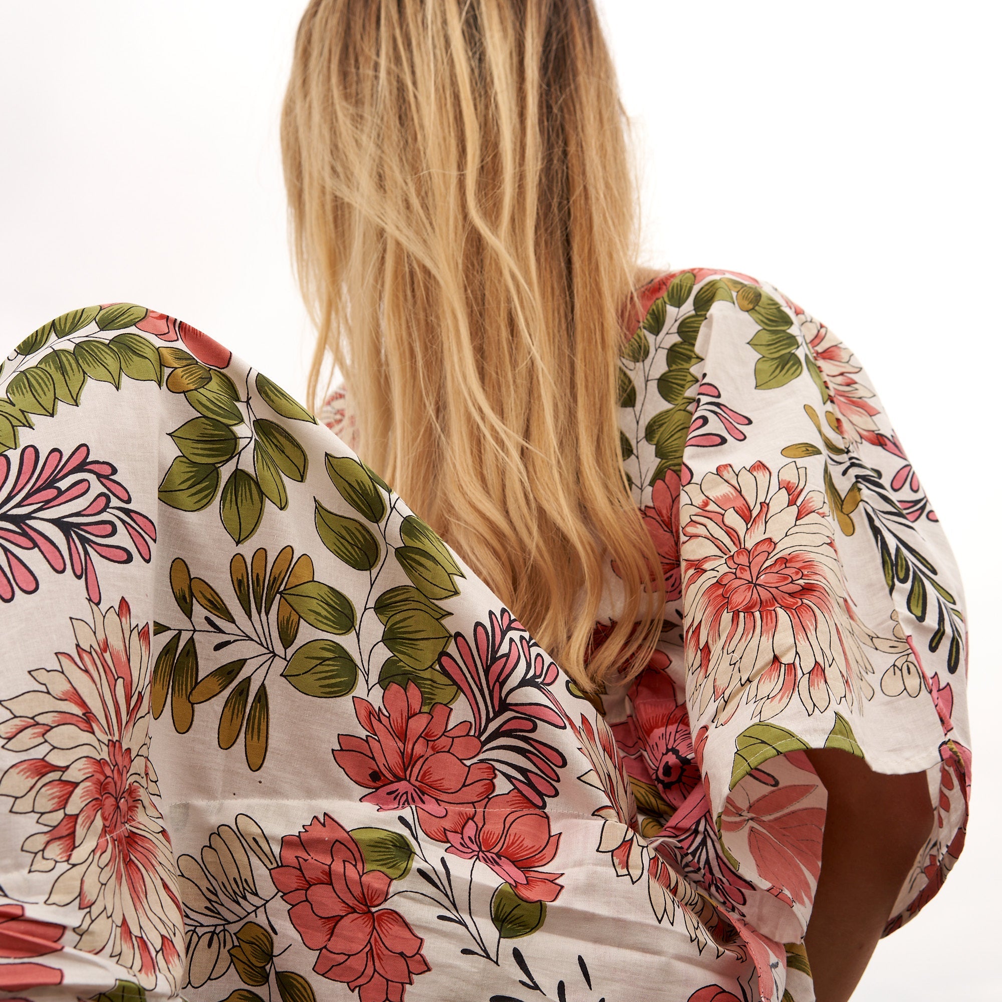 Serene Escape Cotton Kaftan | Peaceful Look