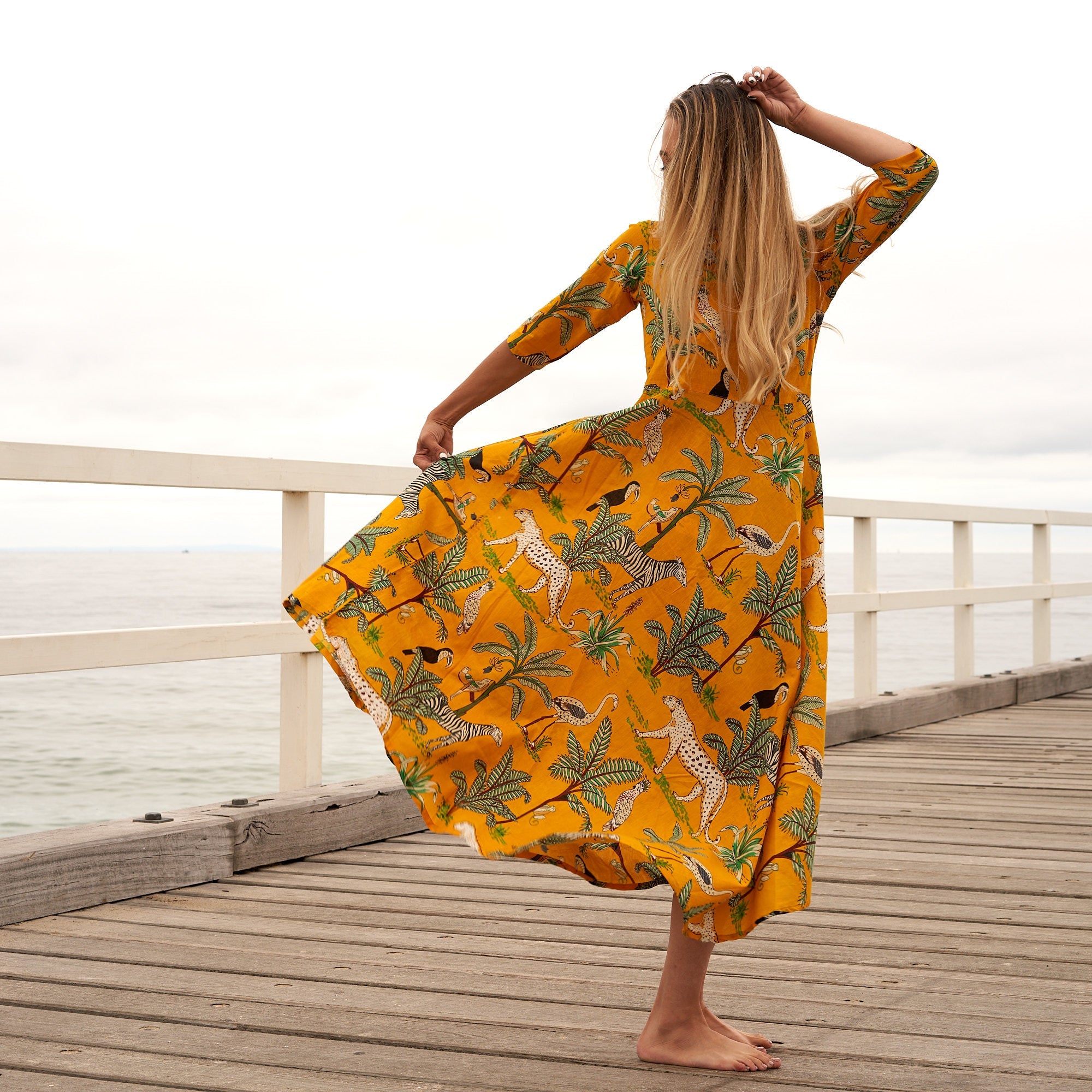 Exotic Escape Cotton Dress | Boho Style