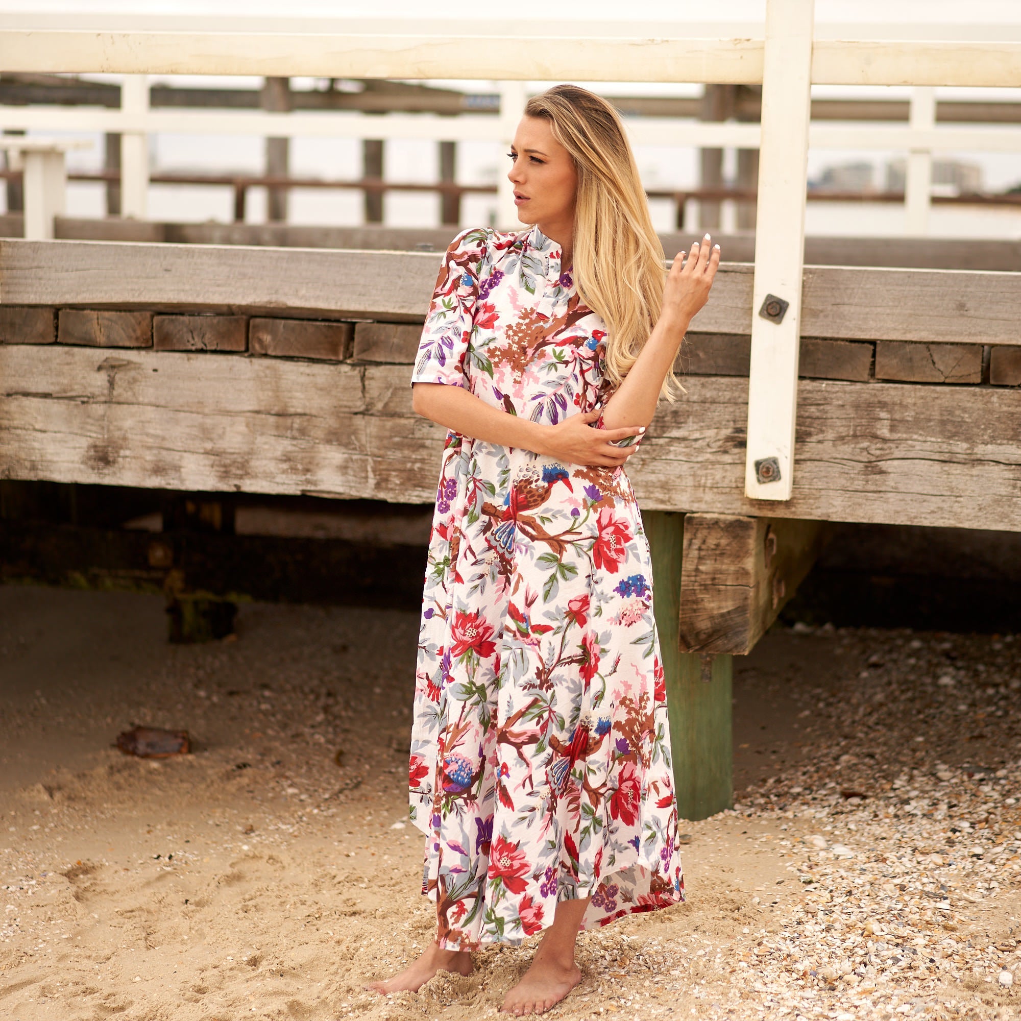 Island Paradise Cotton Dress | Relaxed Vibe