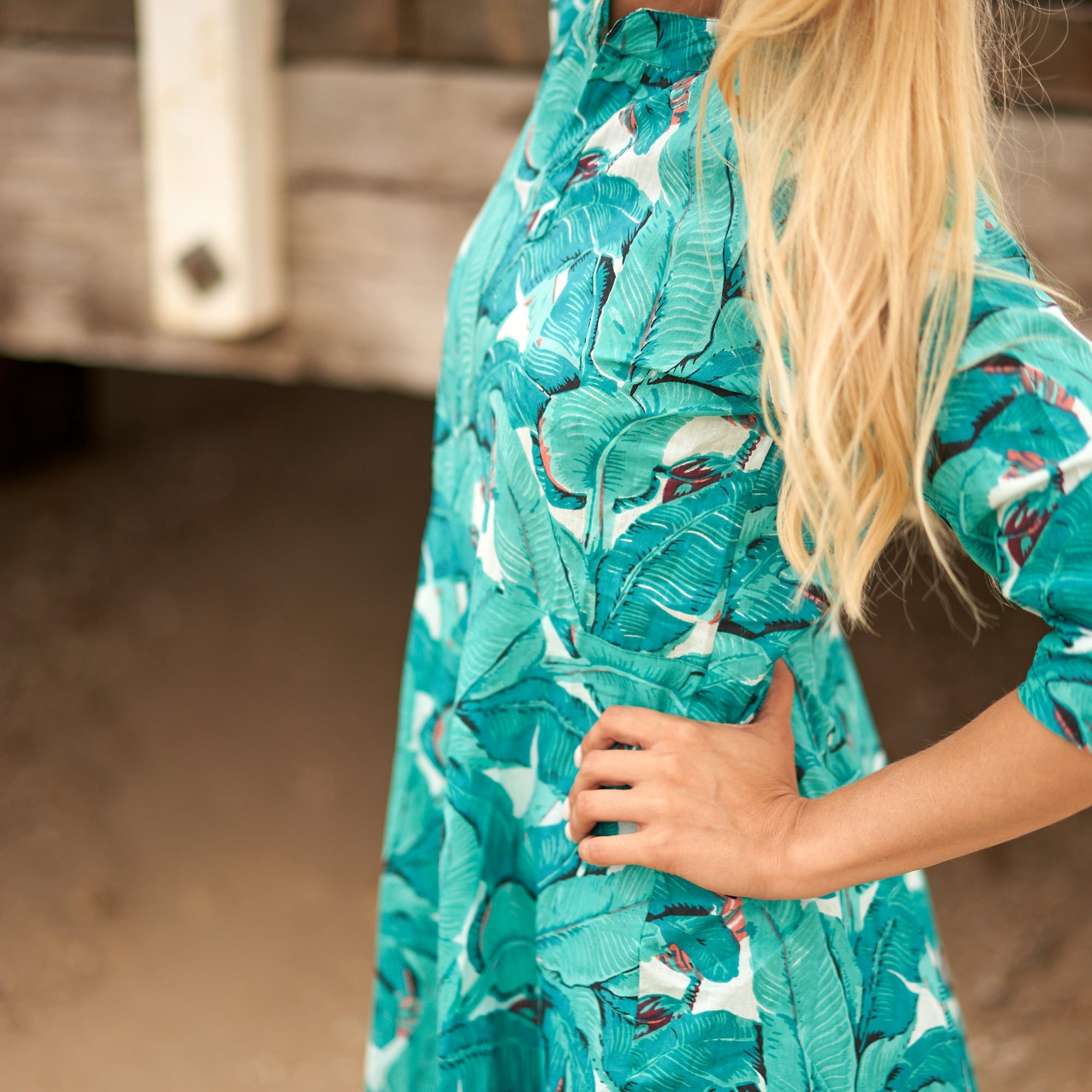 Tropical Escape Cotton Dress | Island Inspired