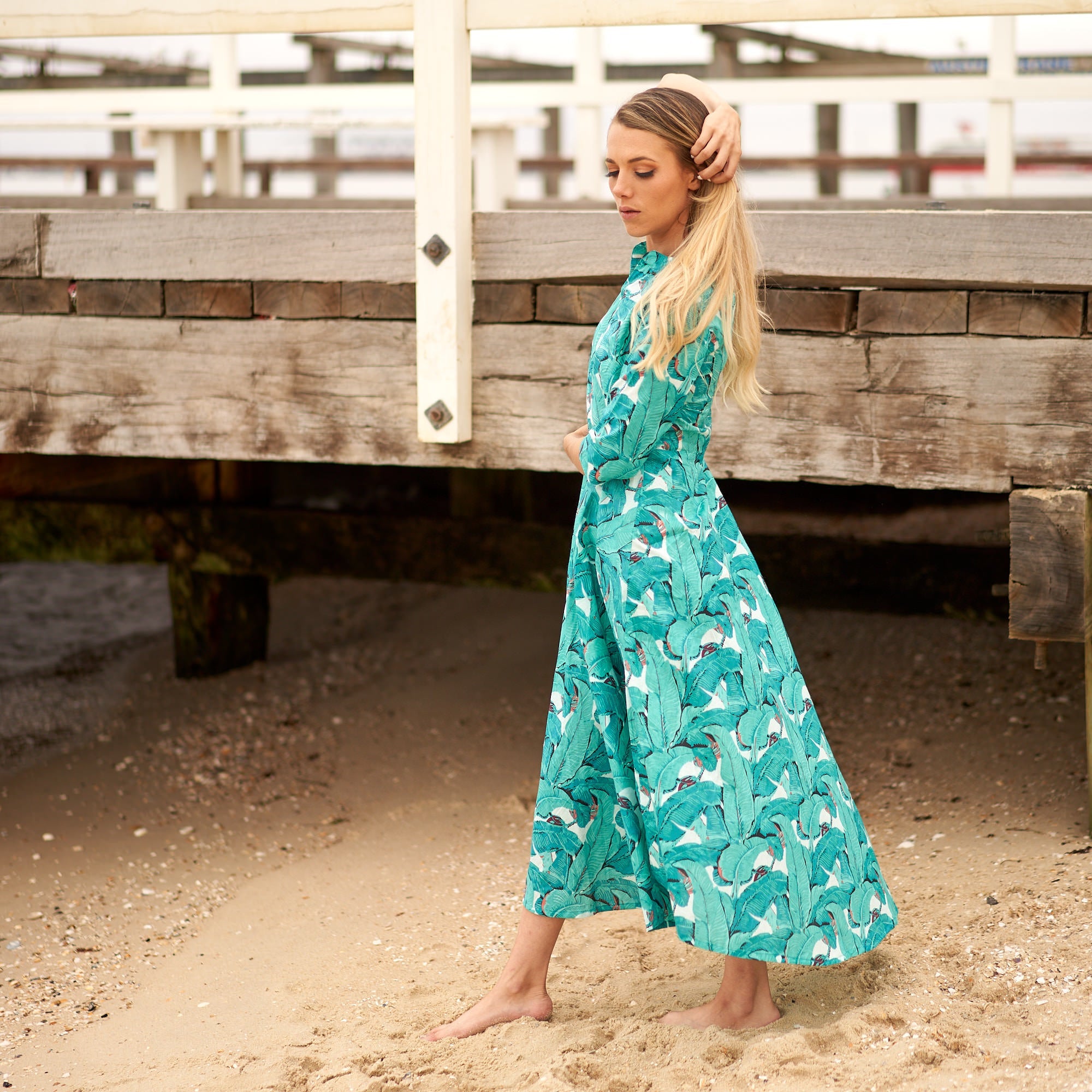 Tropical Escape Cotton Dress | Island Inspired