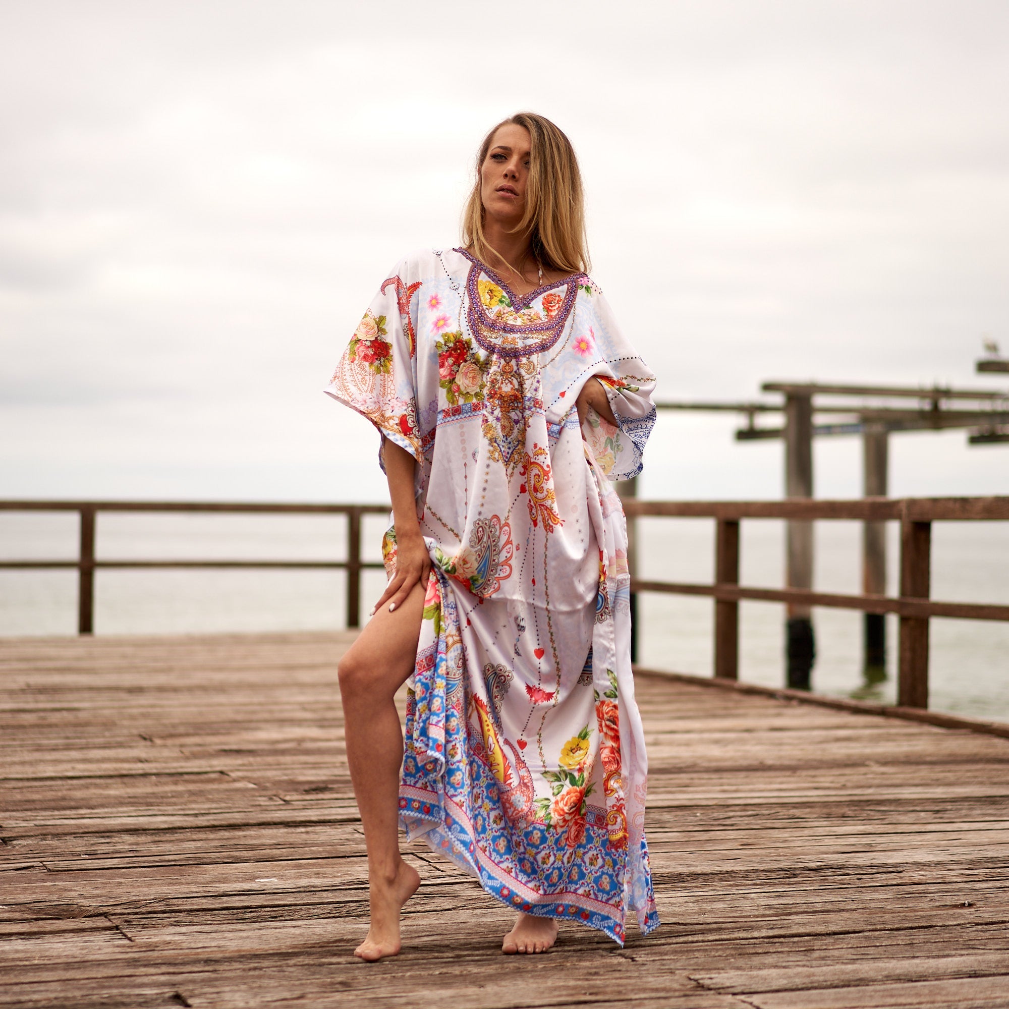 Vacation Vixen Silk Kaftan | Resort Ready