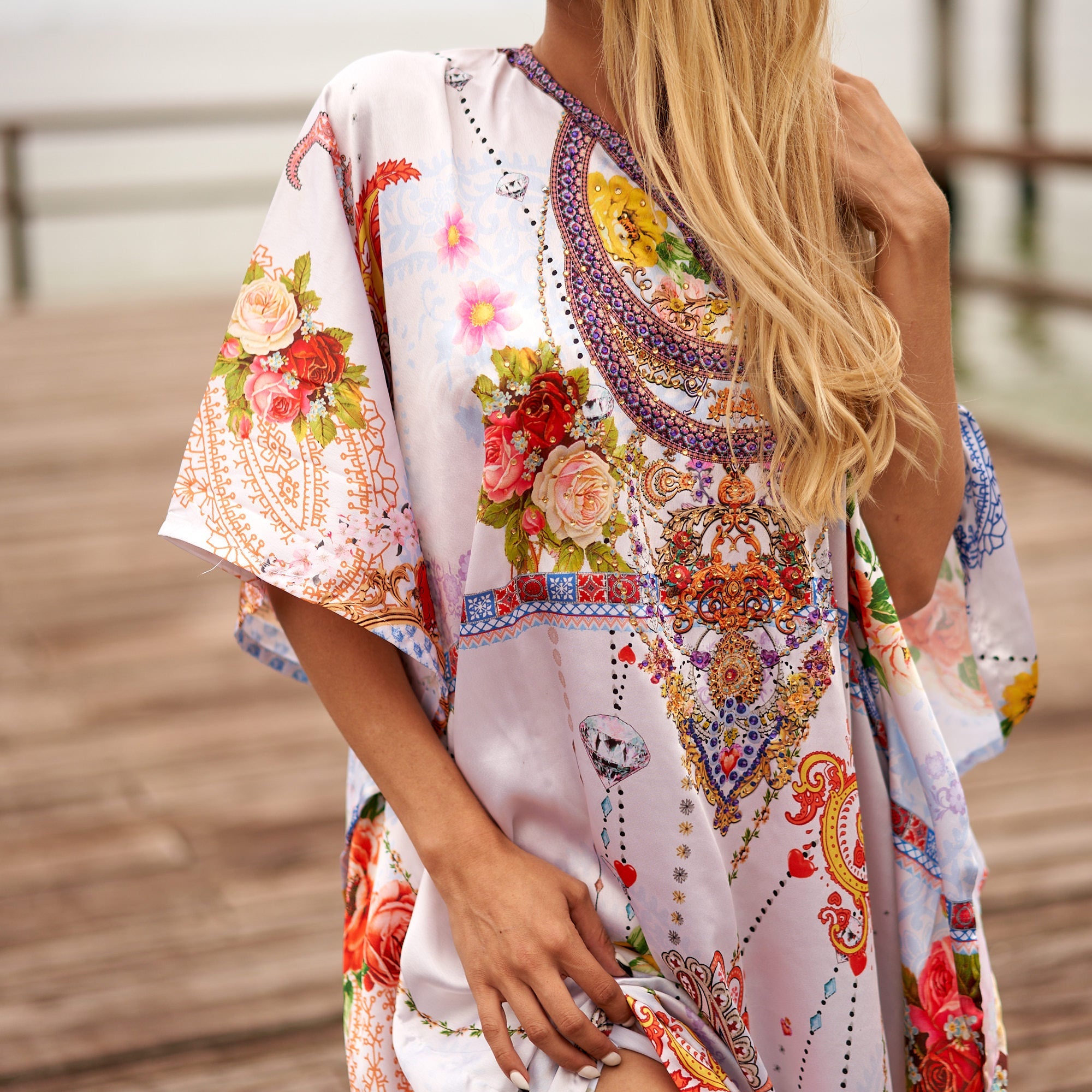 Vacation Vixen Silk Kaftan | Resort Ready