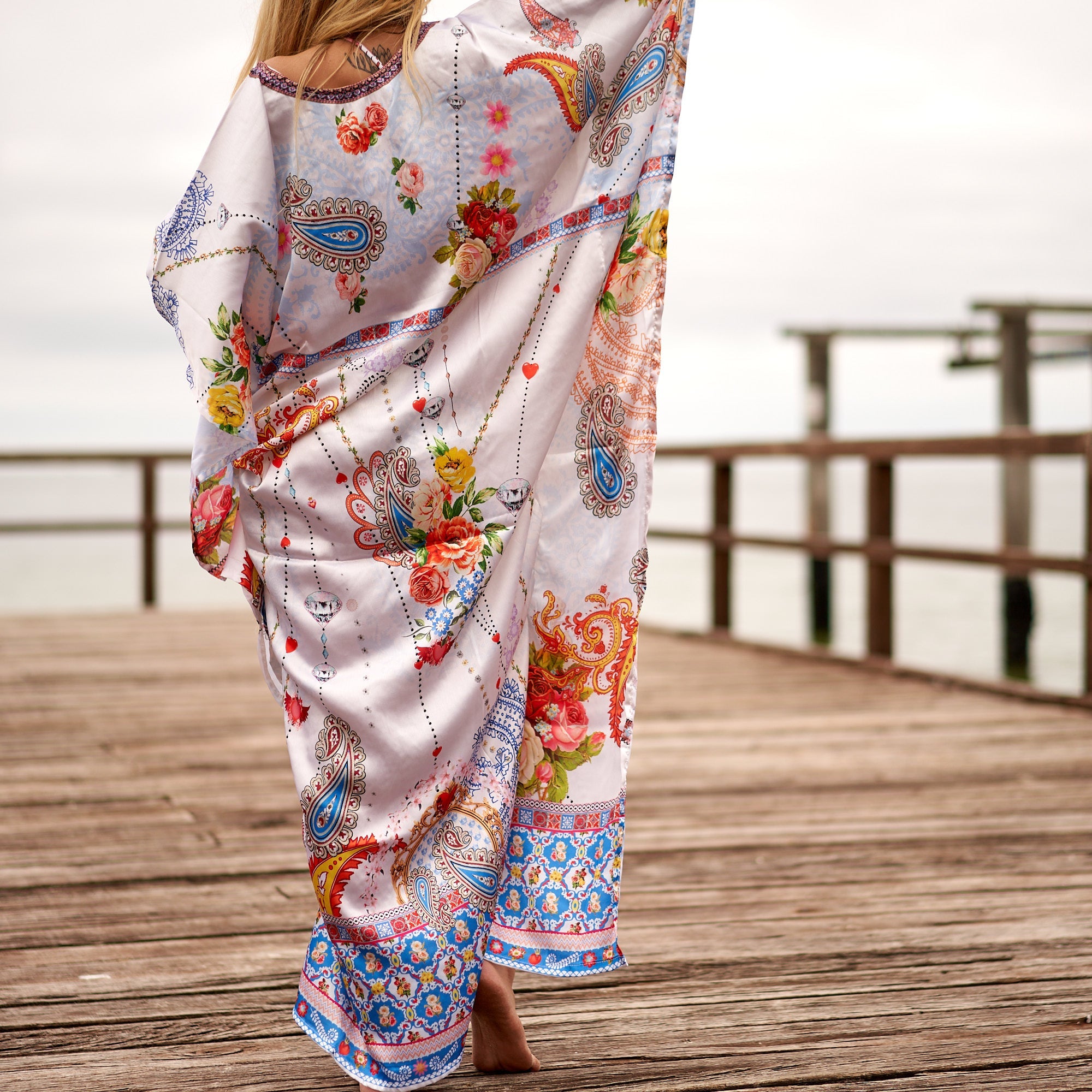 Vacation Vixen Silk Kaftan | Resort Ready