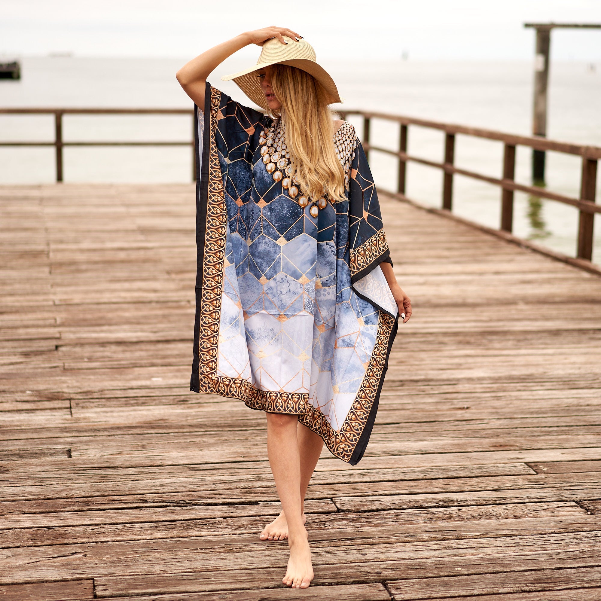 Resort Bliss' Silk Kaftan | Vacation Style