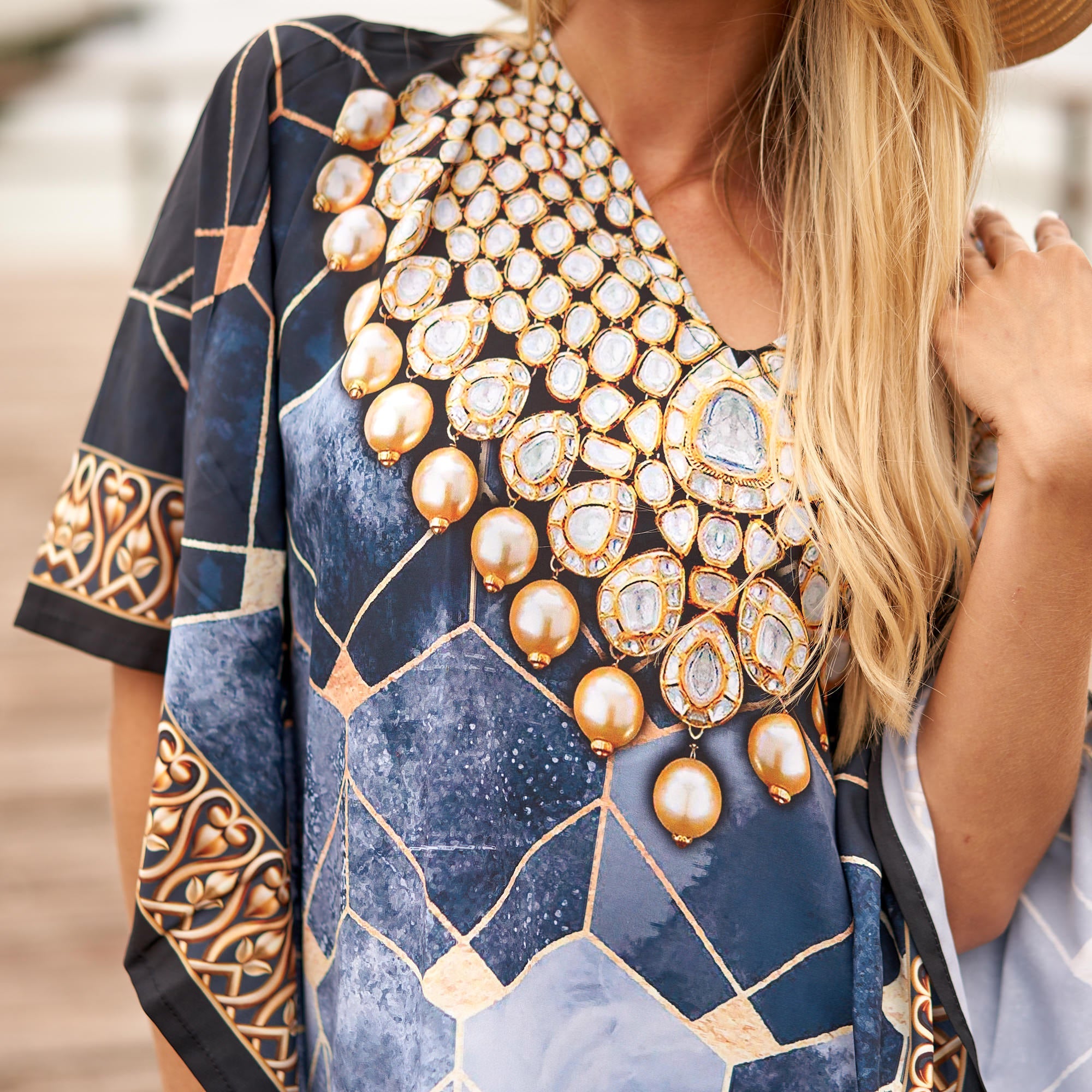 Resort Bliss' Silk Kaftan | Vacation Style