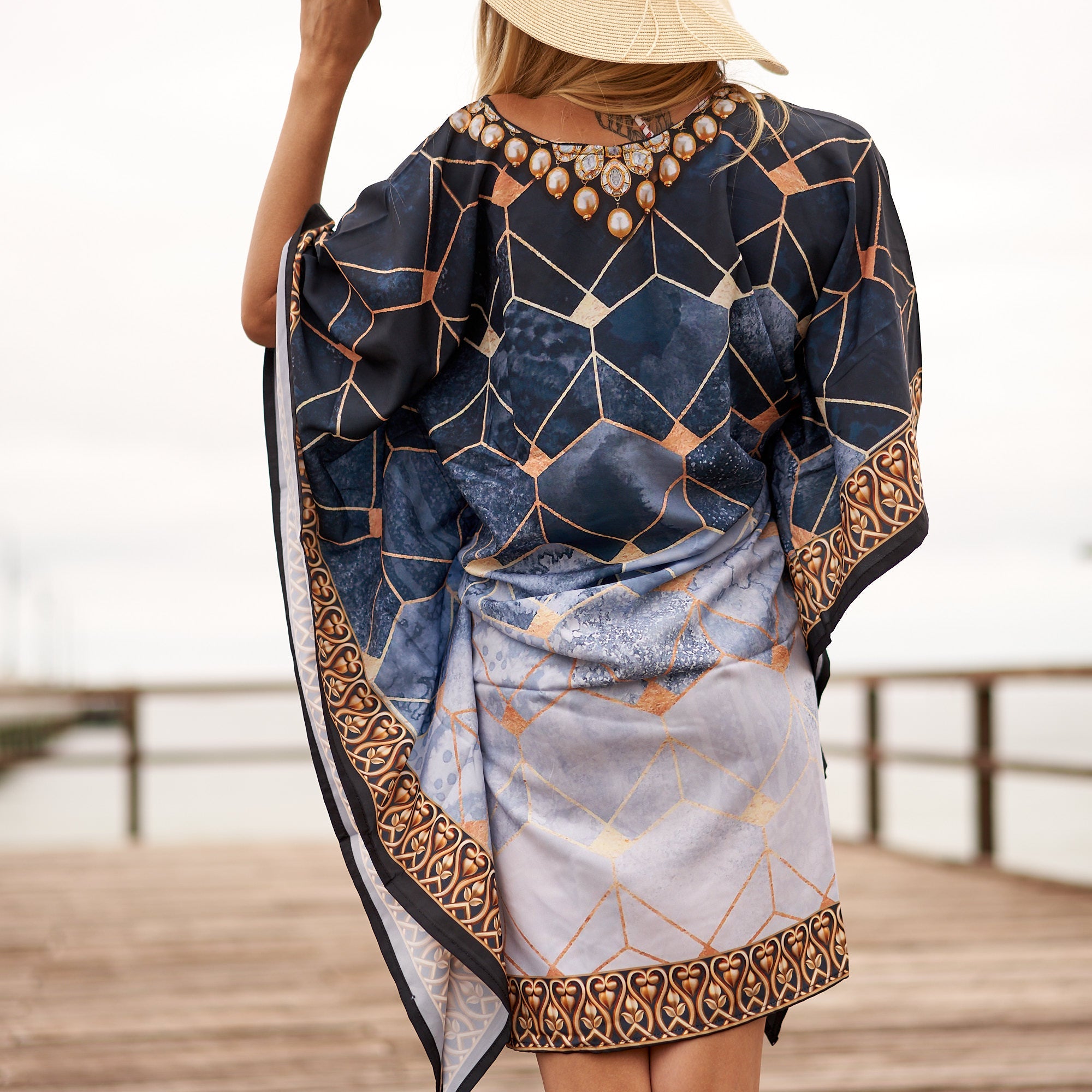 Resort Bliss' Silk Kaftan | Vacation Style