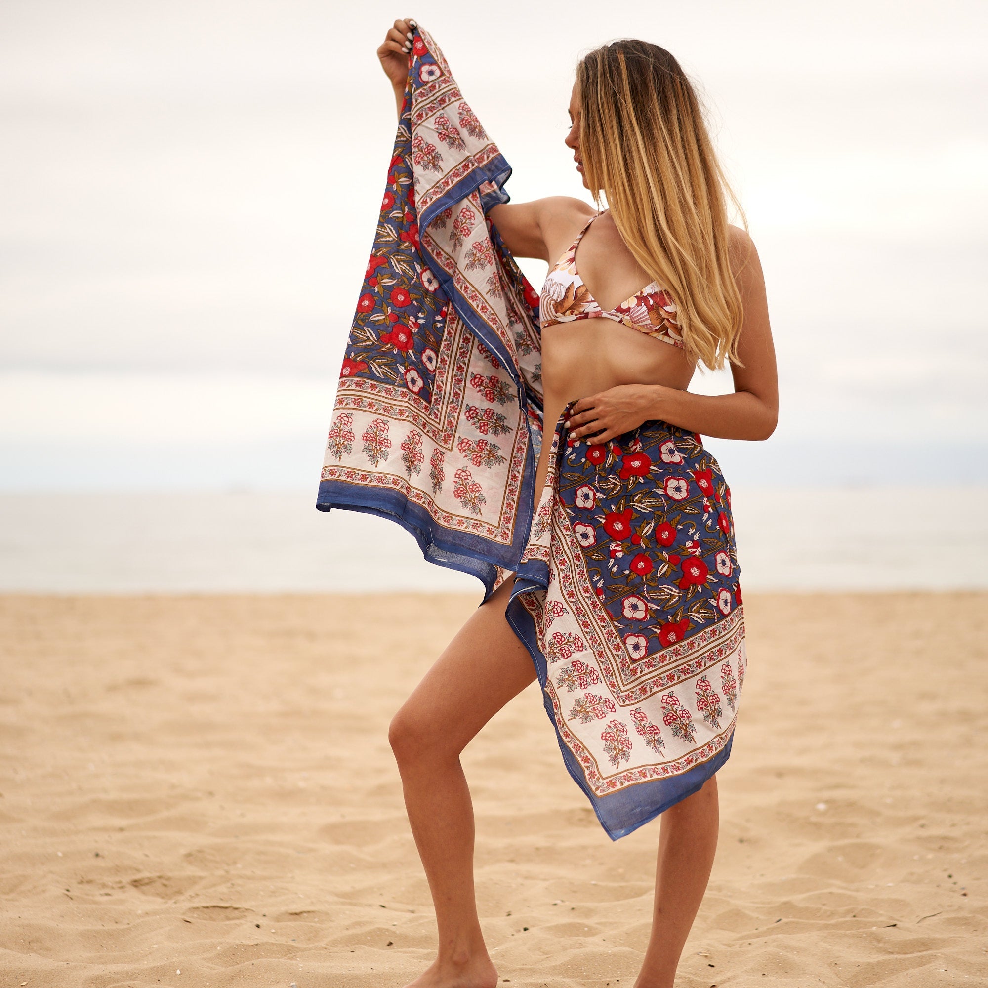 Soak Up the Sunshine Cotton Sarong | Vibrant Look