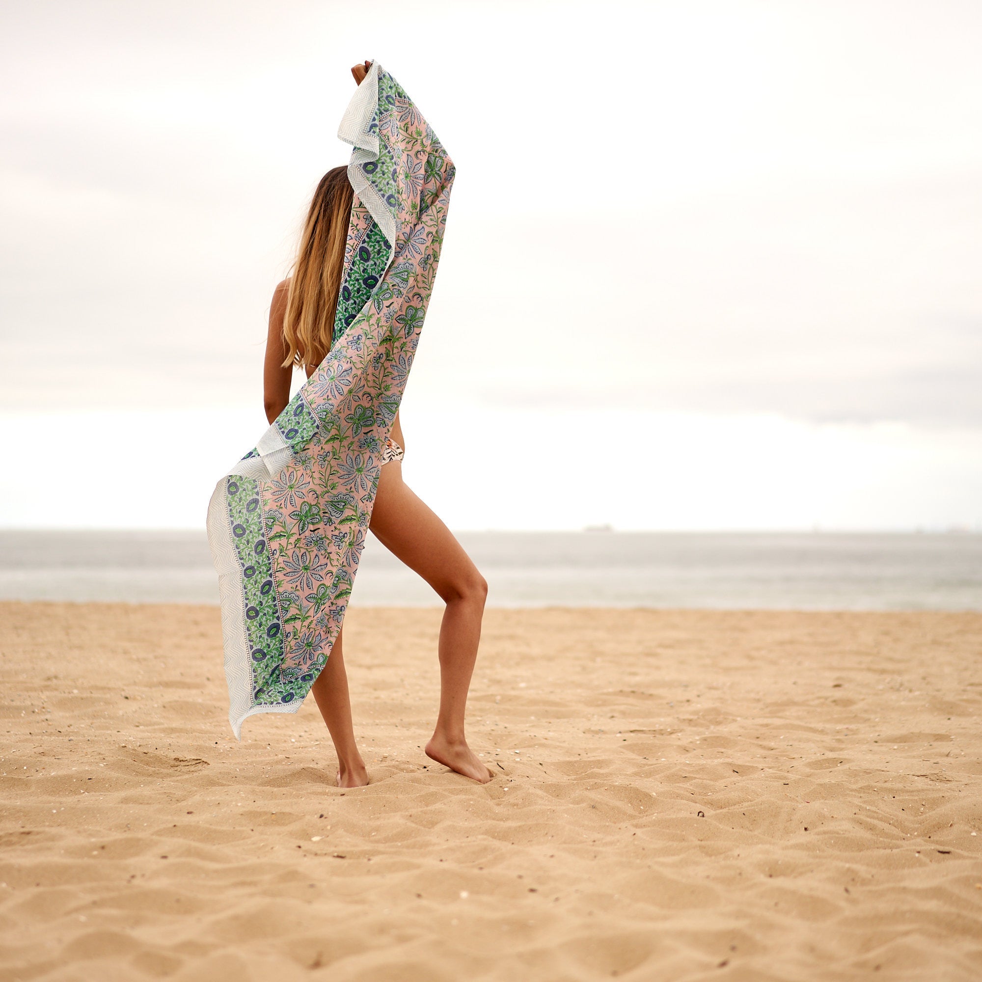 Somewhere Beyond the Sea Cotton Sarong | Ocean Dream