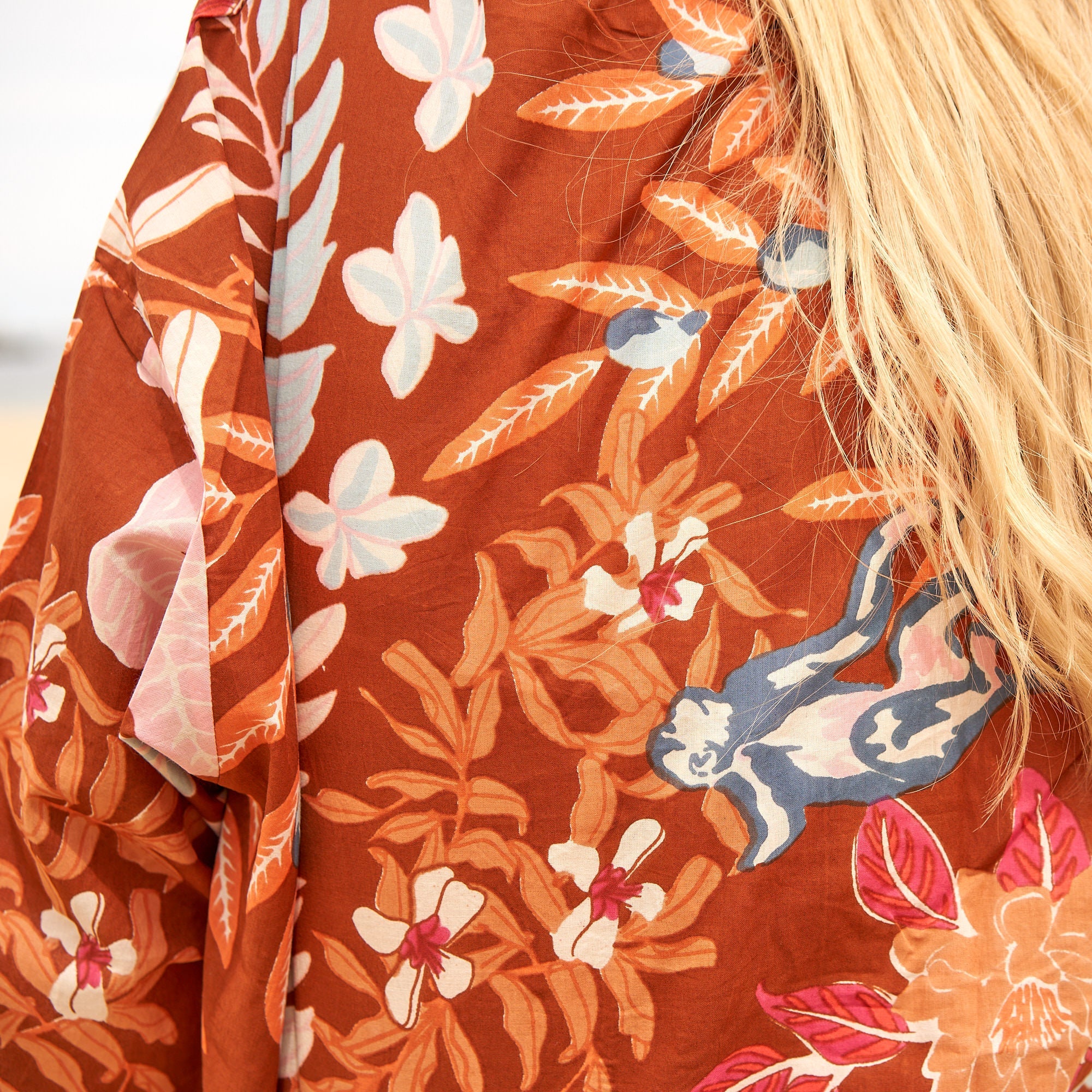 Frida's Exotica Cotton Kimono | Bohemian Spirit