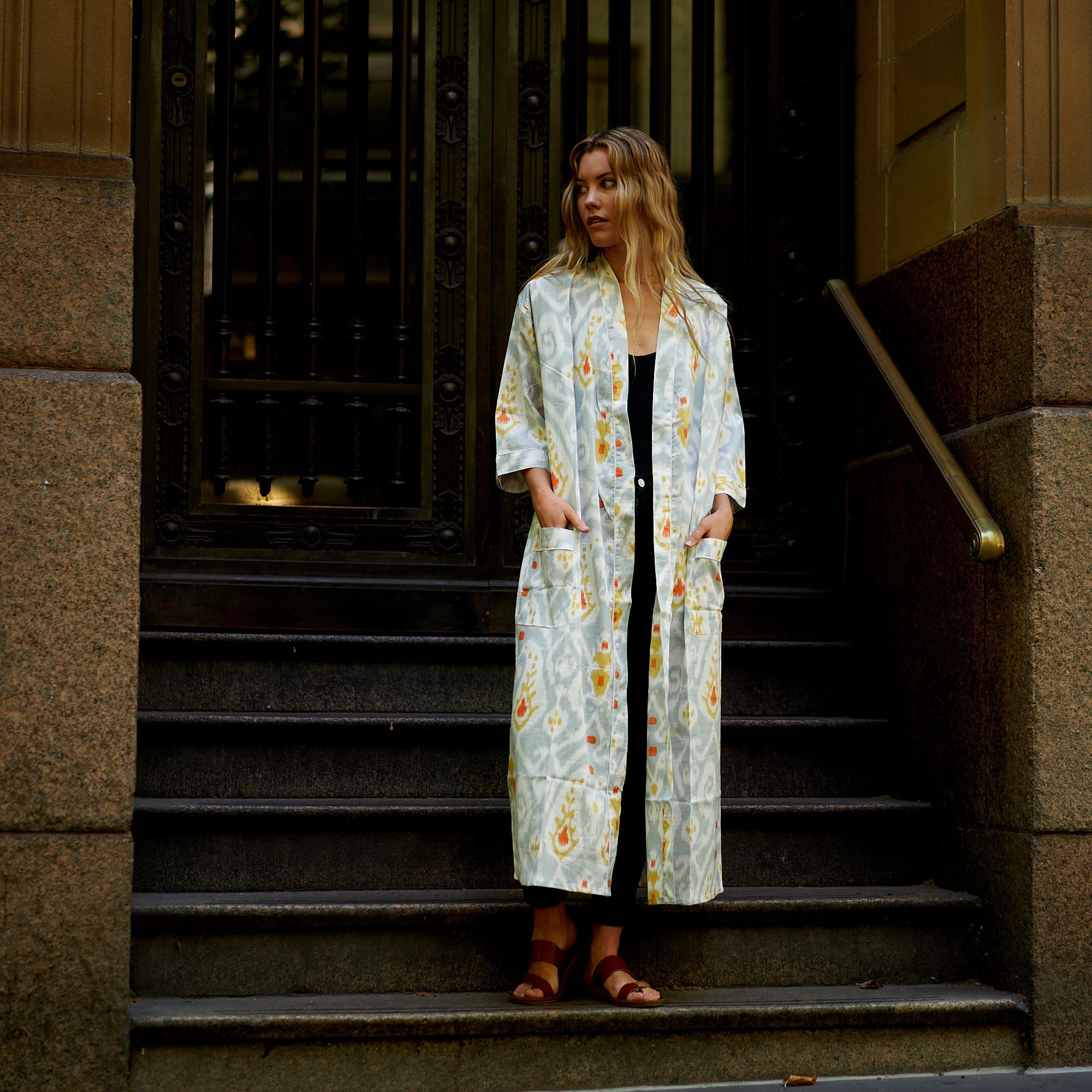 Weekend Getaway Cotton Kimono Robe