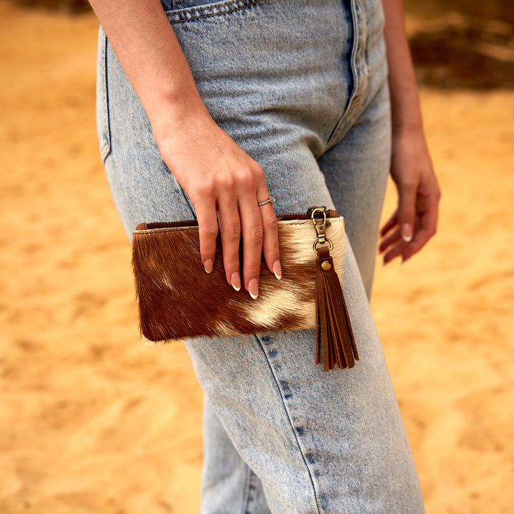 Genuine Cowhide Wallet Coin Purse - Samaira