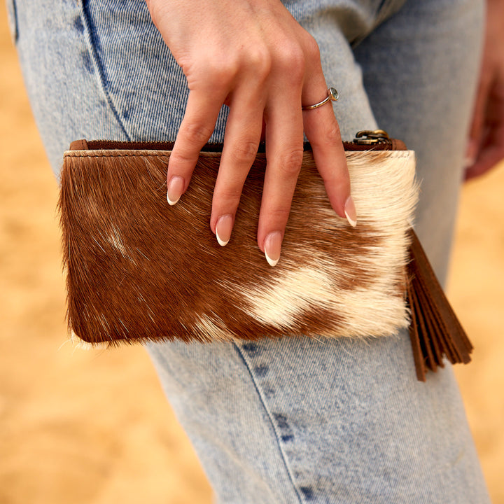 Genuine Cowhide Wallet Coin Purse - Samaira