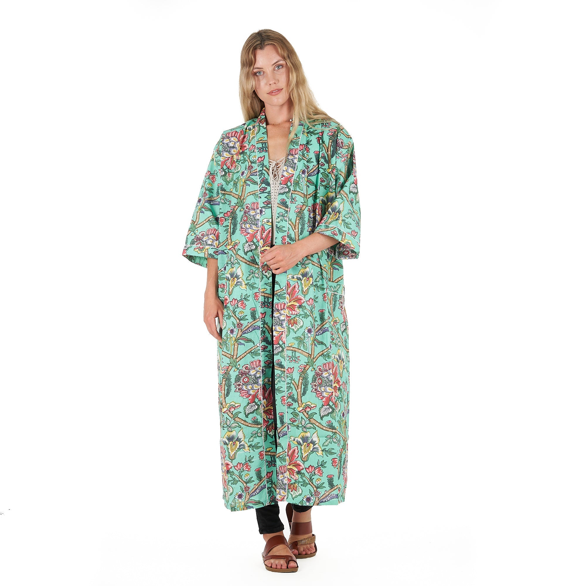 Calm & Collected Cotton Kimono Robe