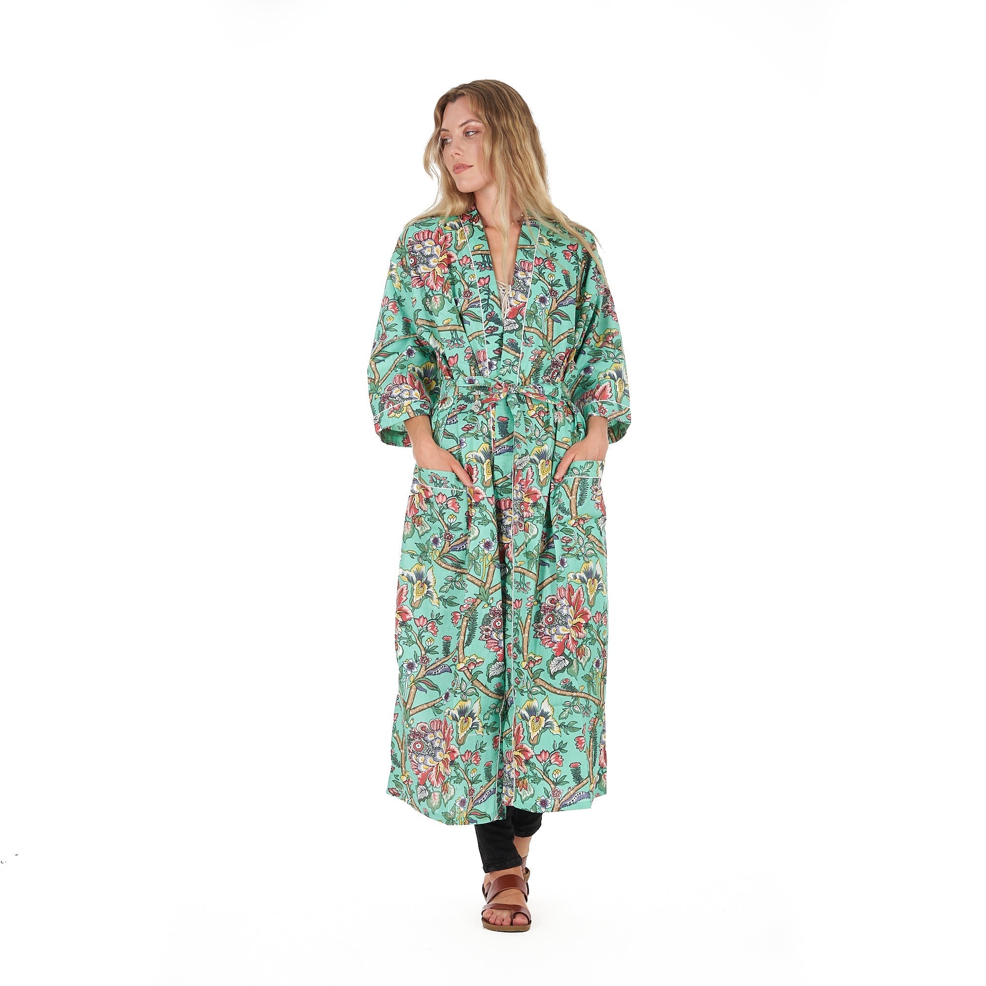 Calm & Collected Cotton Kimono Robe