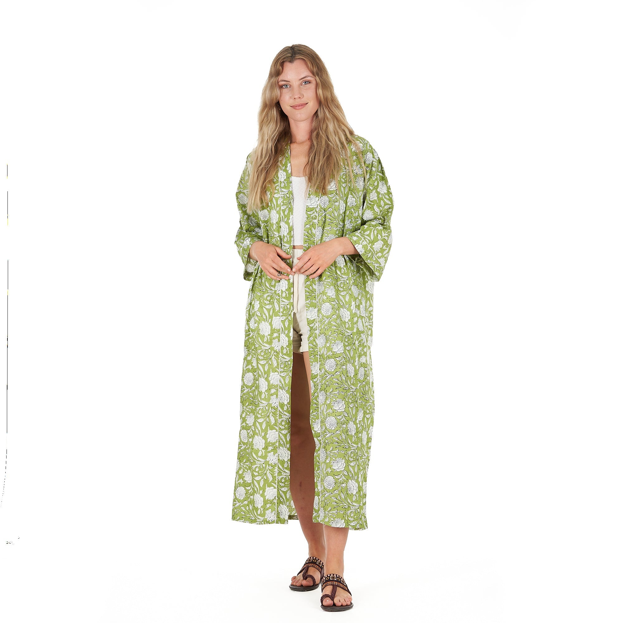 Soothing Sanctuary Cotton Kimono Robe