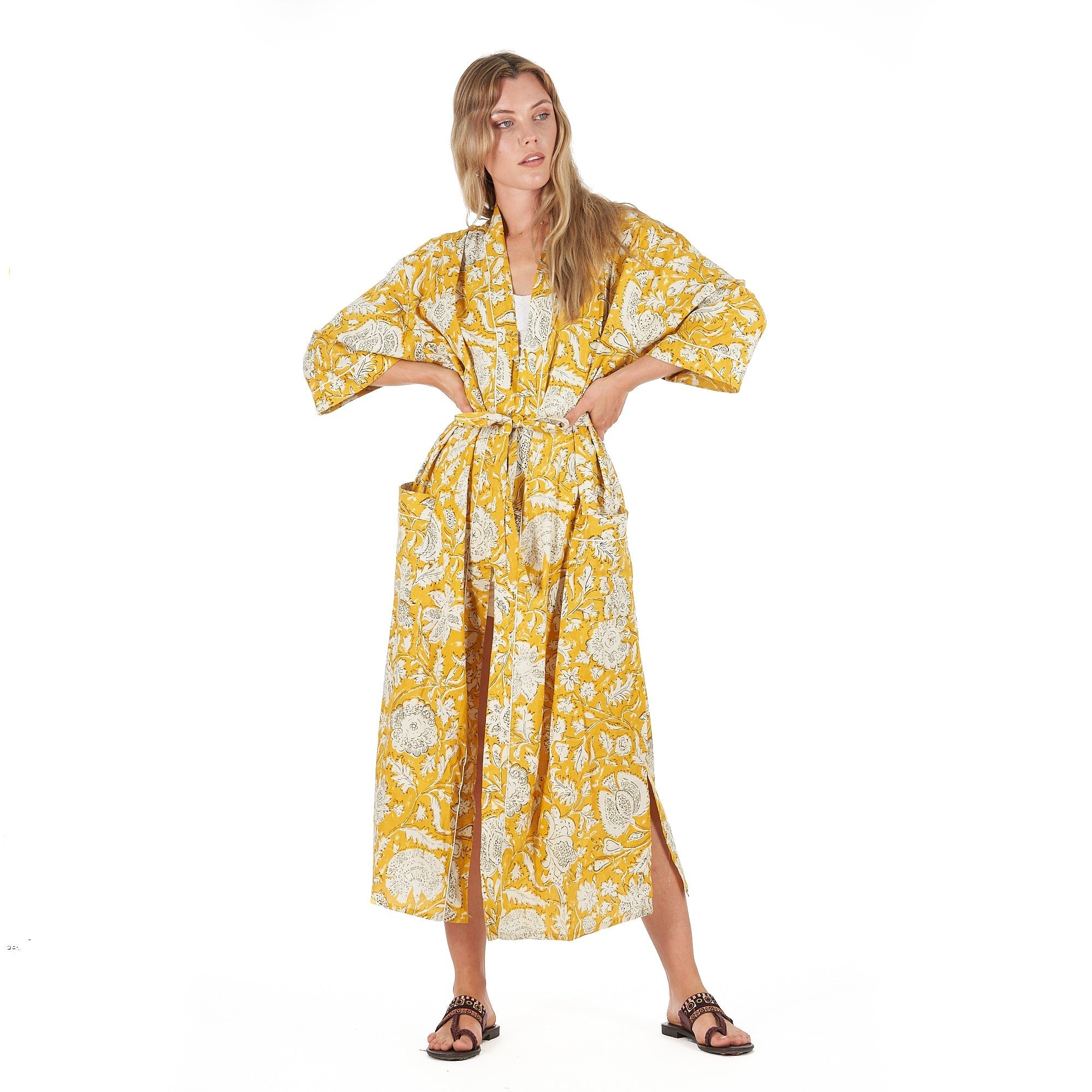 Summer Love Cotton Kimono Robe